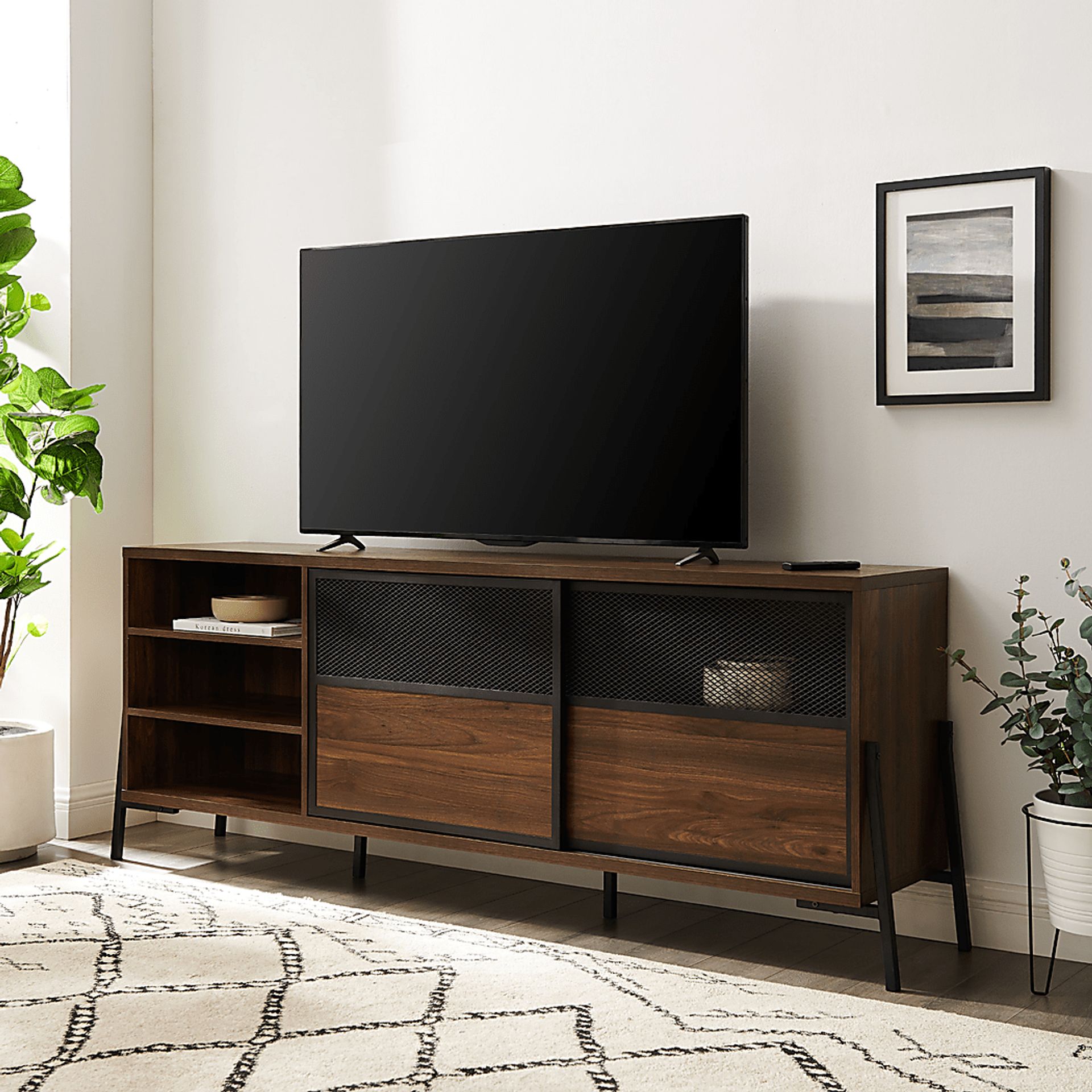 Morganton Walnut 70 in. Console - Image 5