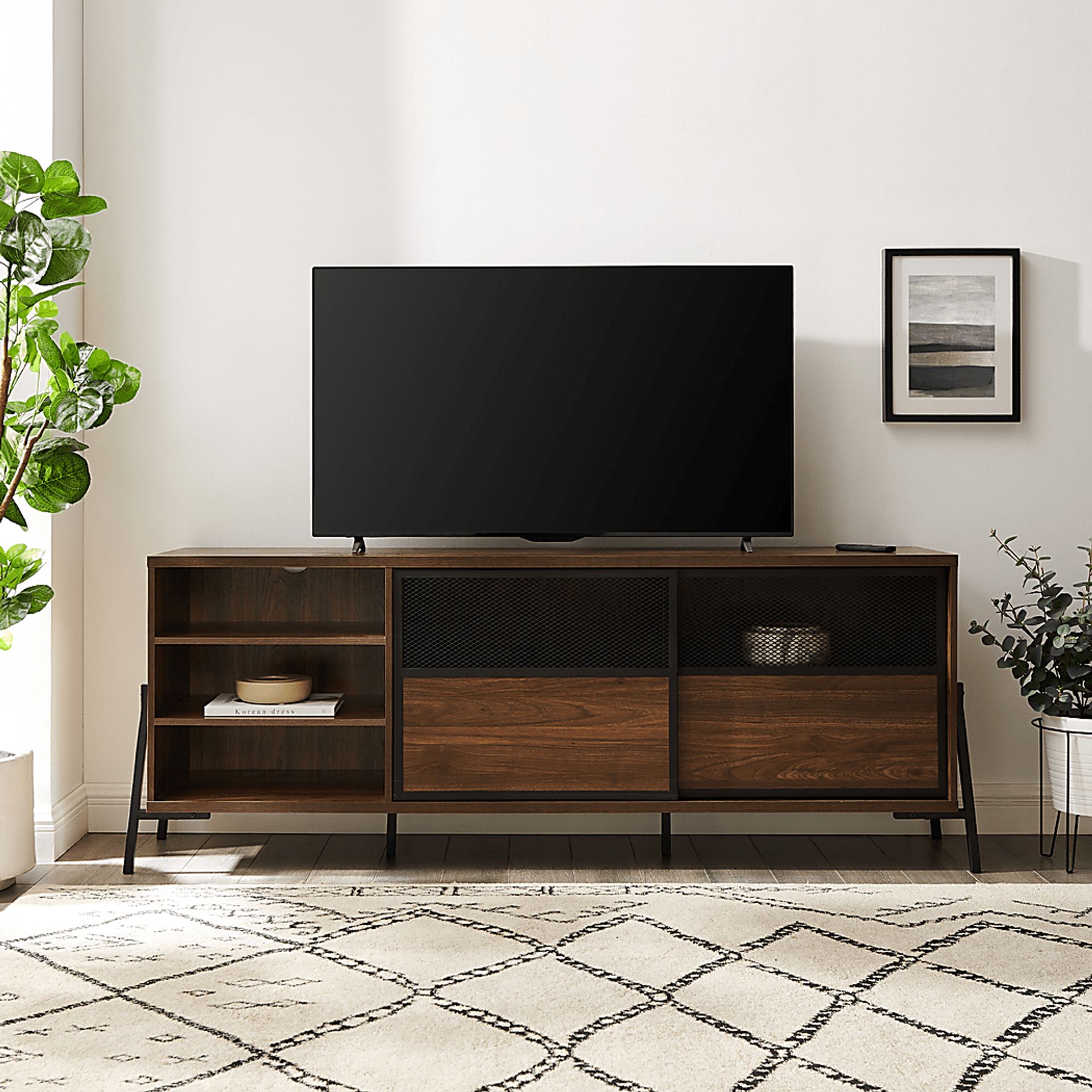 Morganton Walnut 70 in. Console - Image 6
