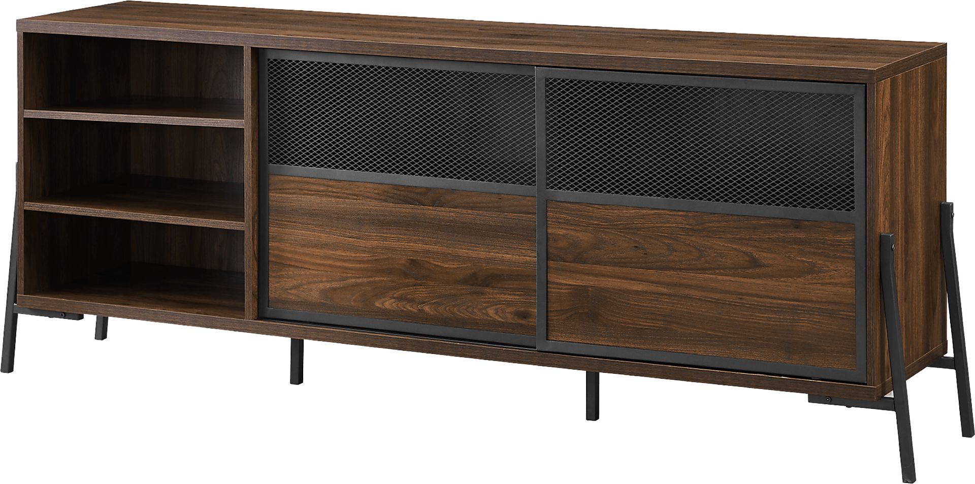 Morganton Walnut 70 in. Console - Image 1