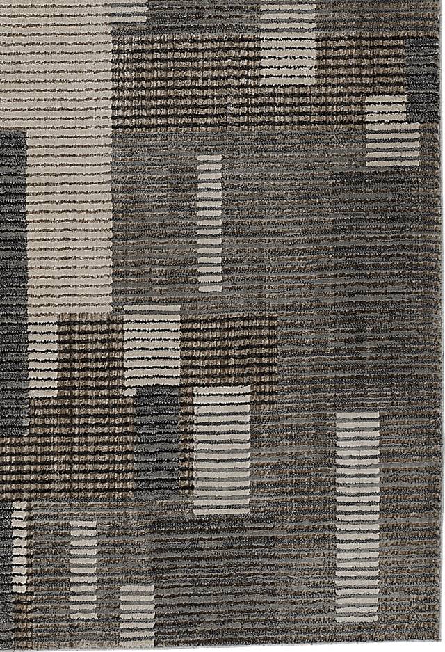 Morgn Gray 5'3 x 7'6 Rug - Thumbnail - Image 5