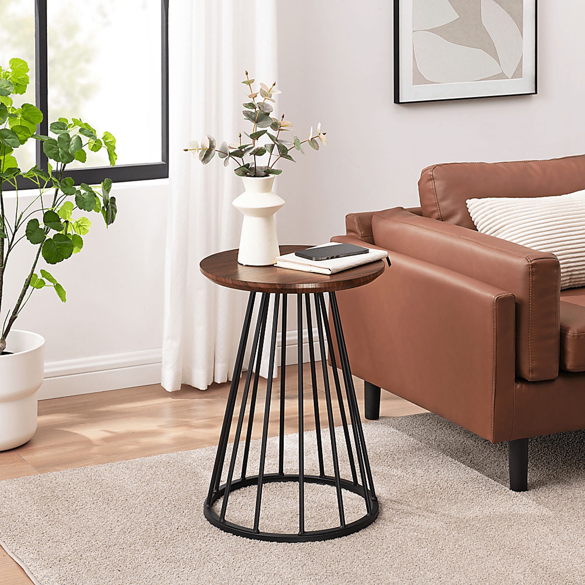 Morgood Walnut End Table - Image 2