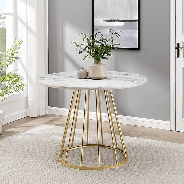 Morgood White Dining Table - Thumbnail - Image 2