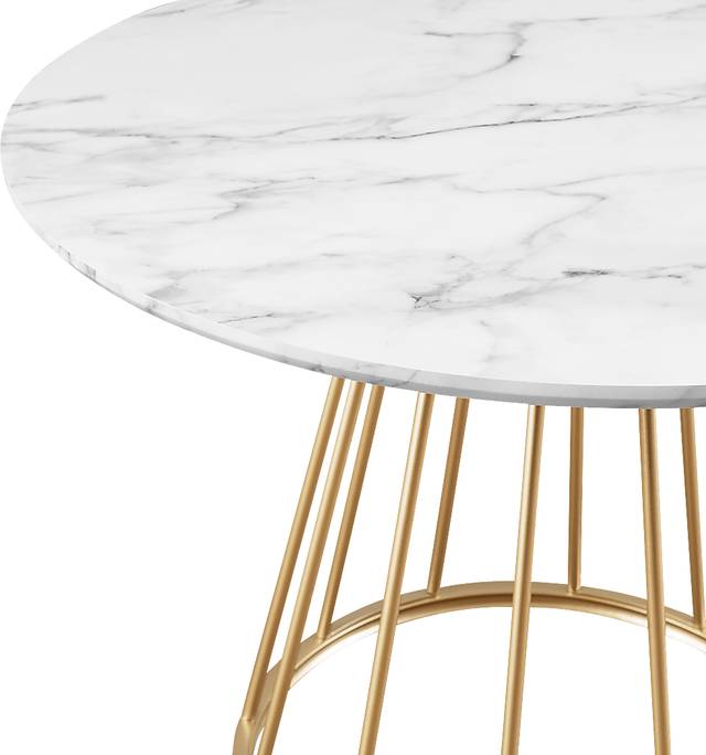 Morgood White Dining Table - Thumbnail - Image 4
