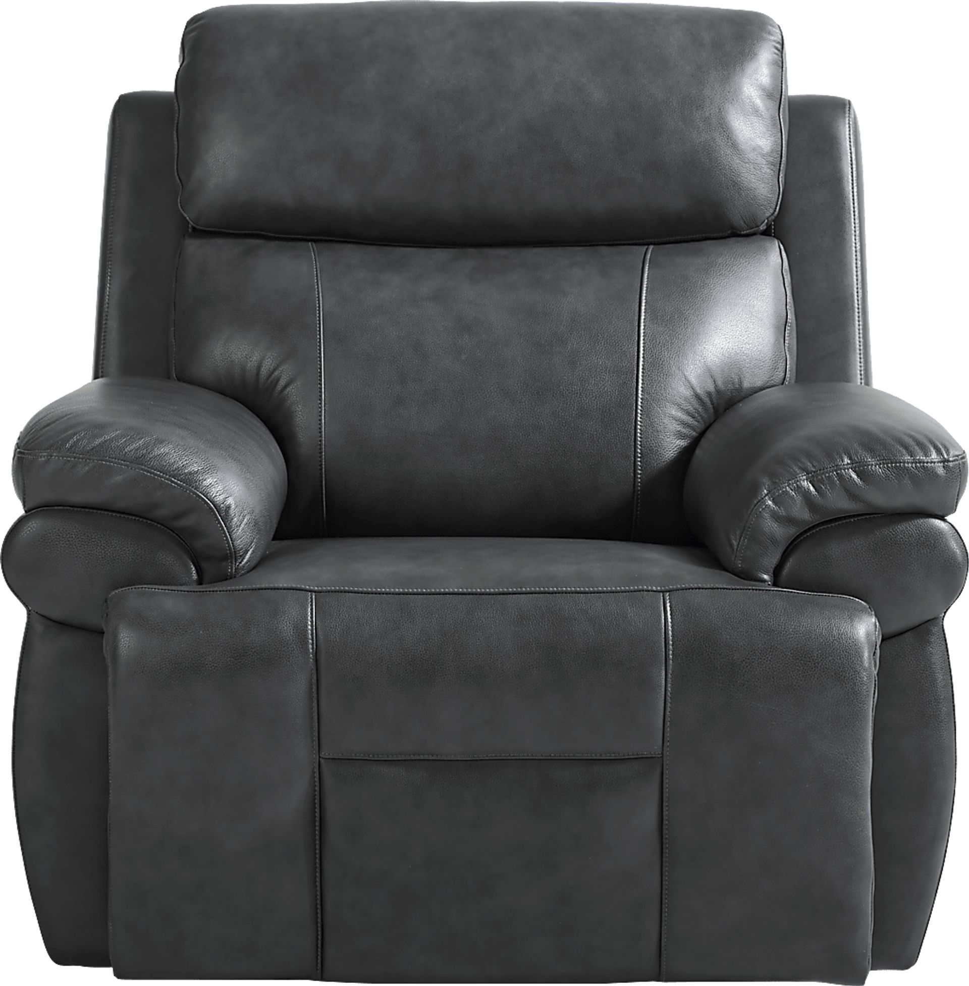 Morisano Gray Leather 8 Pc Triple Power Reclining Living Room with Air Massage - Image 20