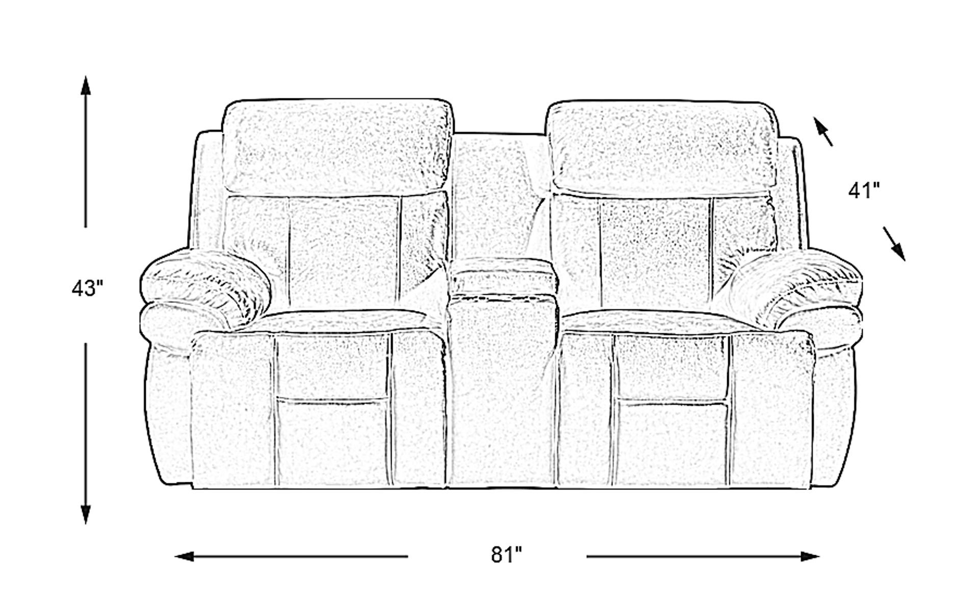 Dimension Image. Please refer to the Dimension Tab on this page for dimension details.