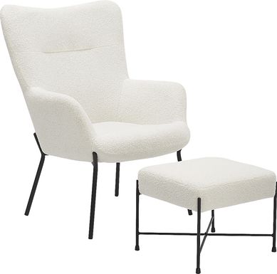 Morlaix Accent Chair With Ottoman