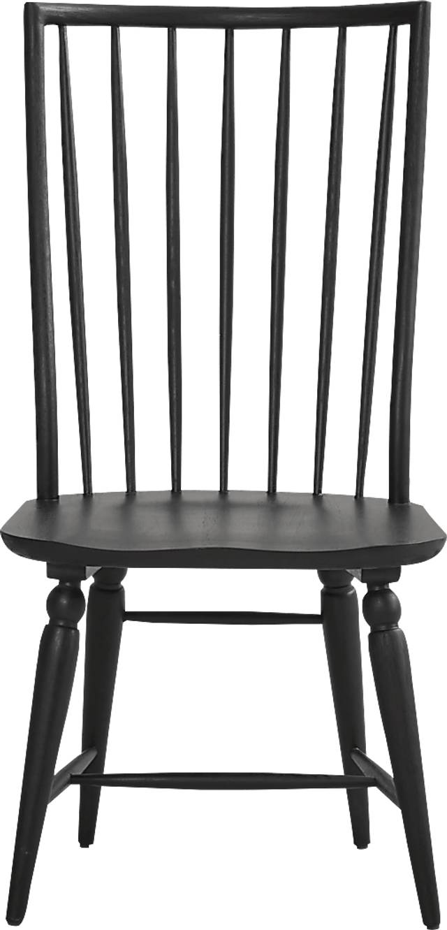 Morlan Road White 5 Pc Dining Room with Black Side Chairs - Thumbnail - Image 7