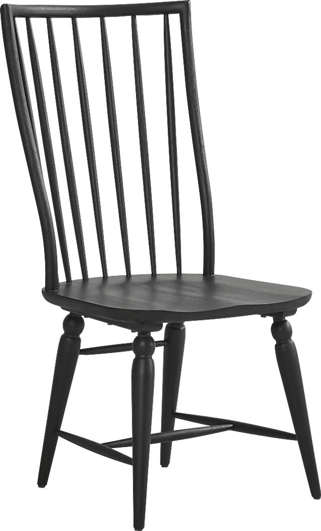 Morlan Road White 5 Pc Dining Room with Black Side Chairs - Thumbnail - Image 6