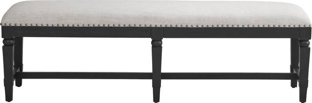 Morlan Road White 8 Pc Dining Room With Bench - Thumbnail - Image 6