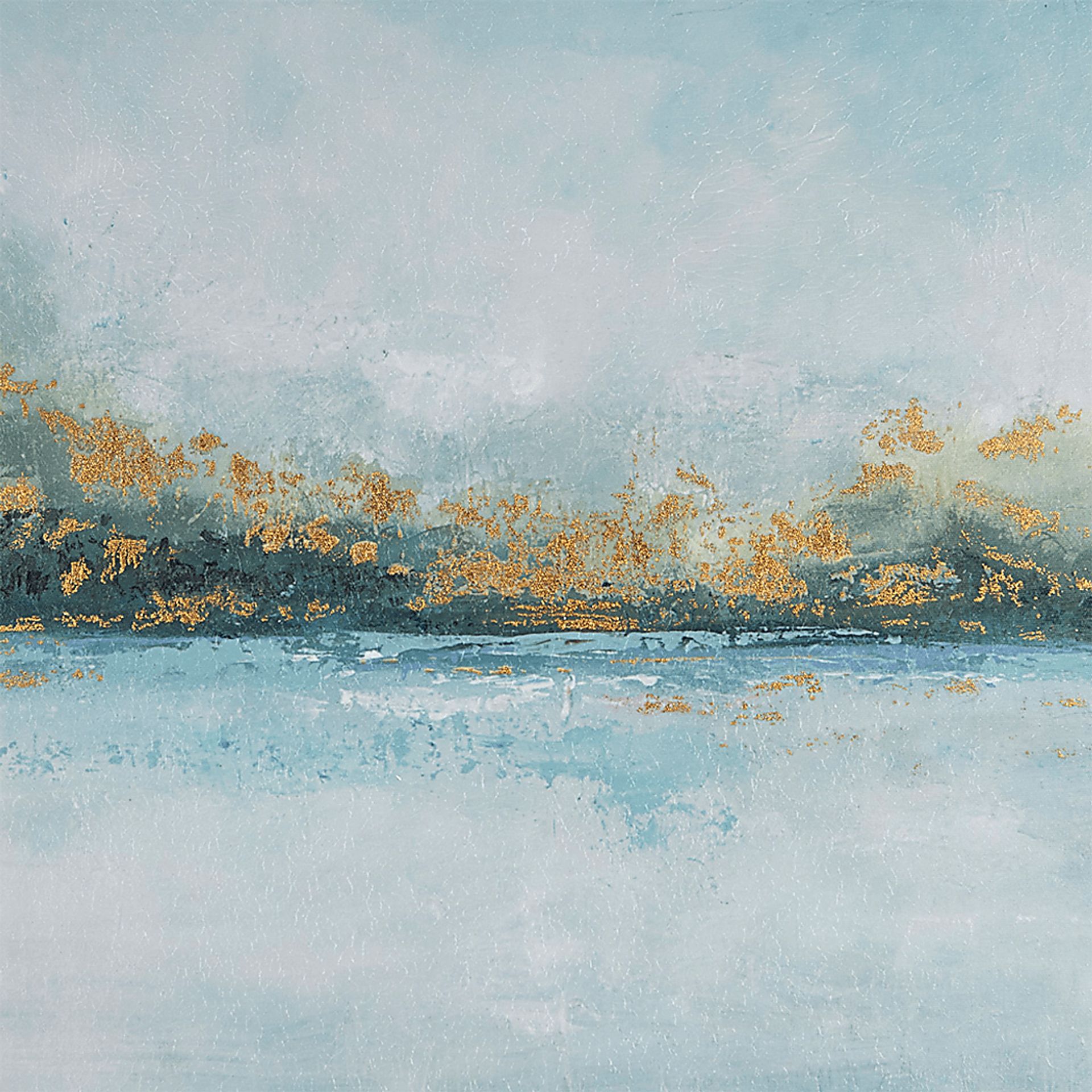 Morning Landscape Gray Artwork, Set of 5 - Image 5