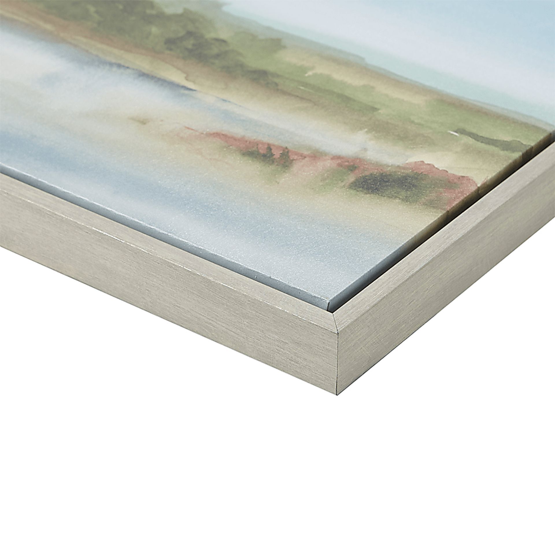 Morning Landscape Gray Artwork, Set of 5 - Image 6