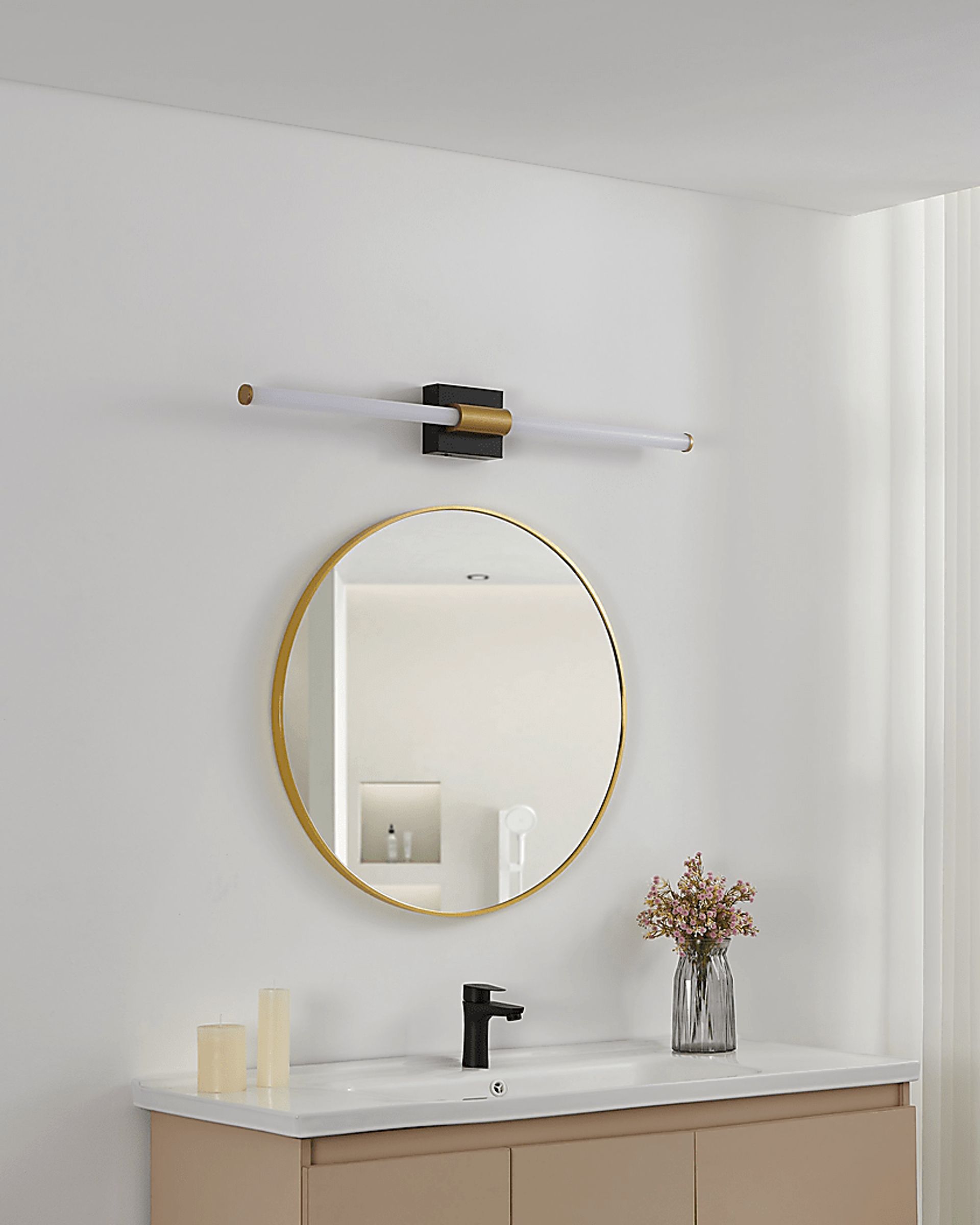 Moross Home Brass Sconce - Image 3