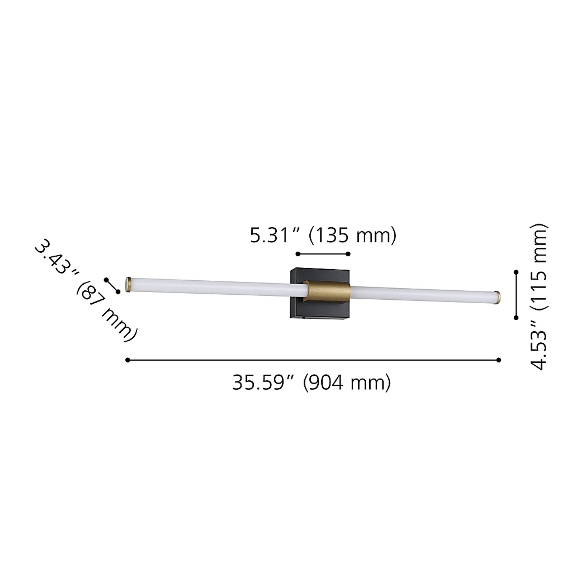 Moross Home Brass Sconce - Image 5