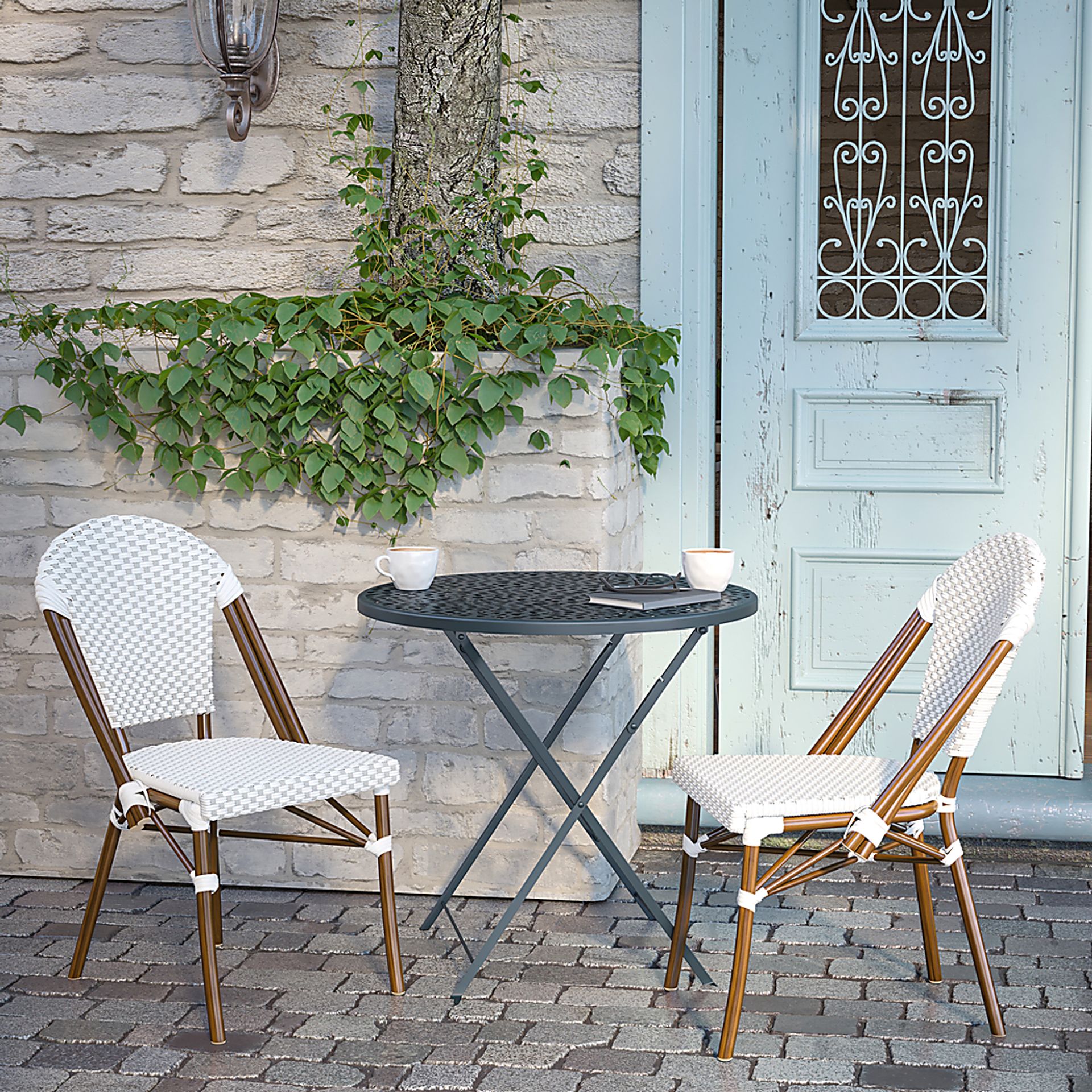 Morrie Gray Dining Chair - Image 3