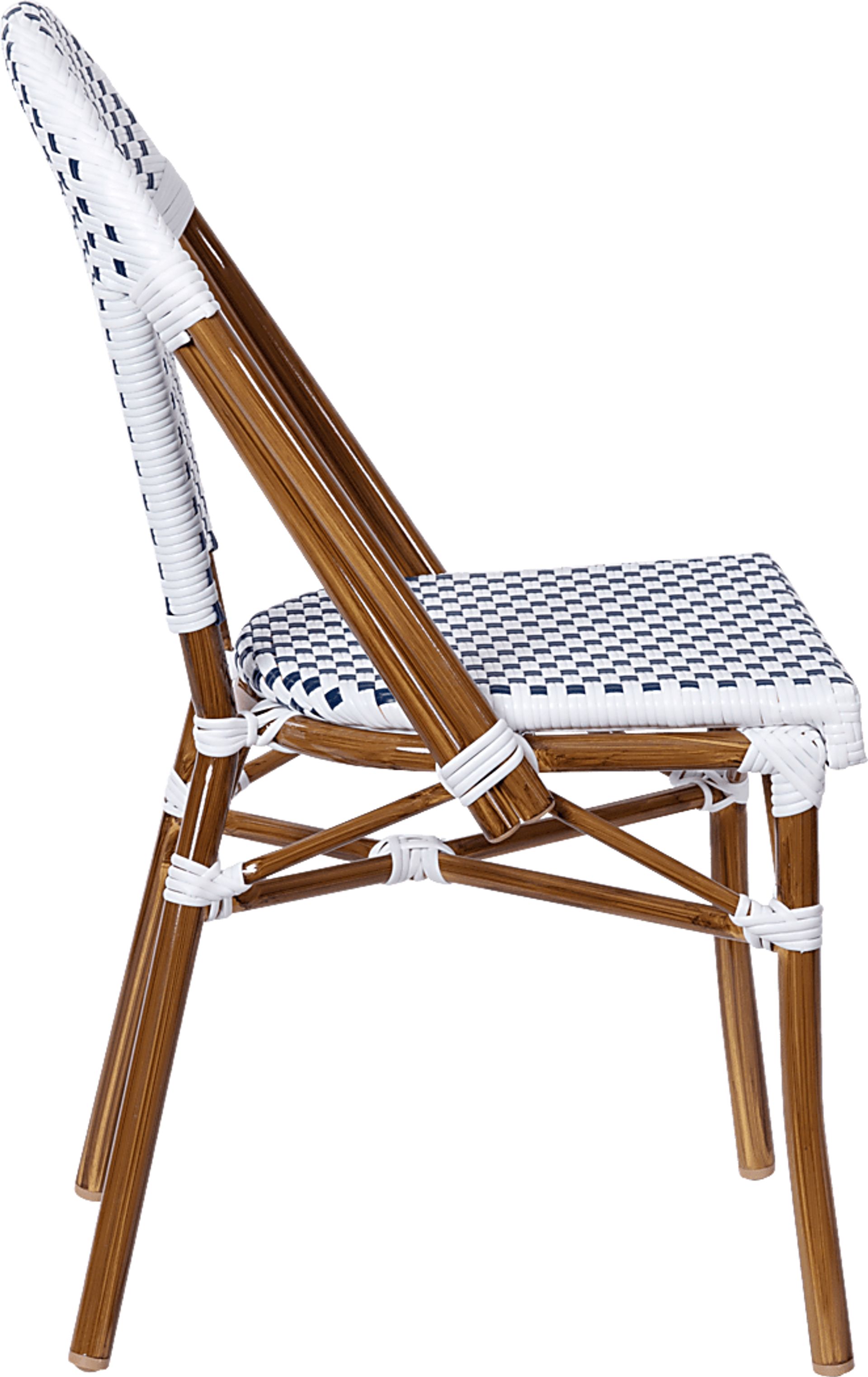 Morrie Navy Dining Chair - Image 6
