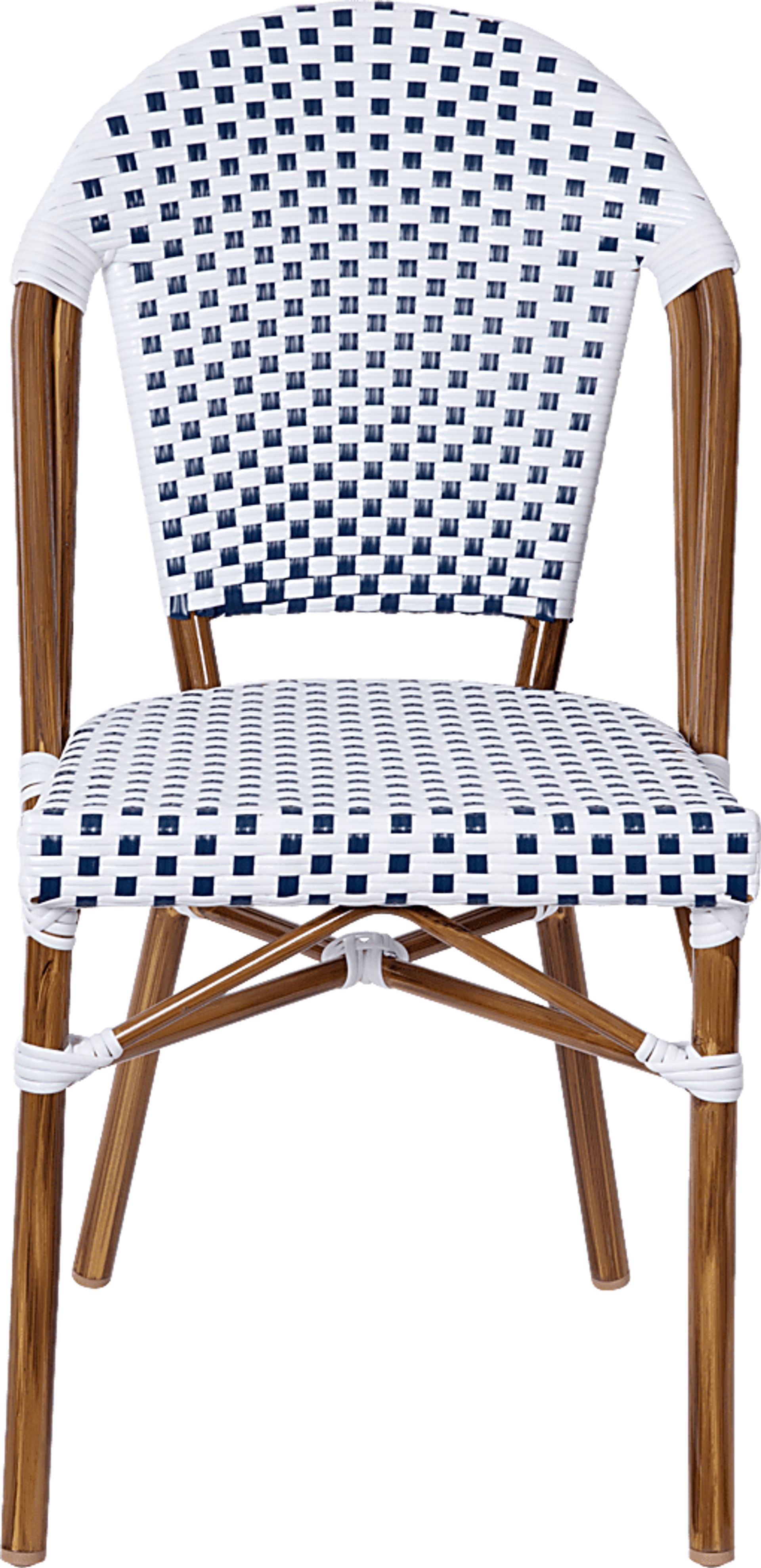 Morrie Navy Dining Chair - Image 7