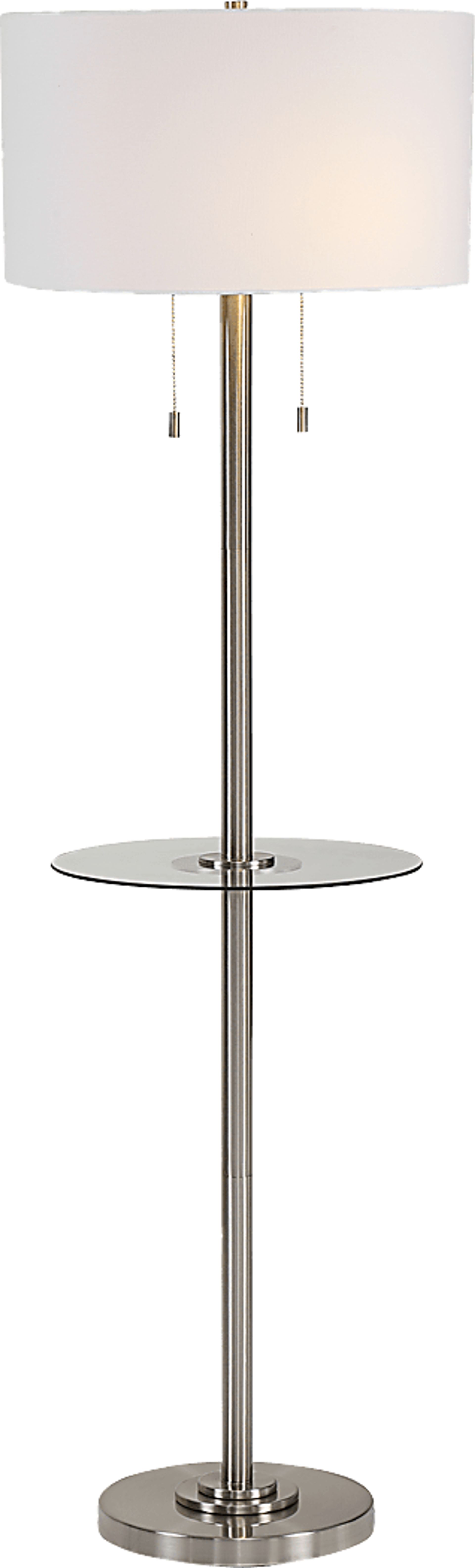 Morris Cay Nickel Floor Lamp - Image 6