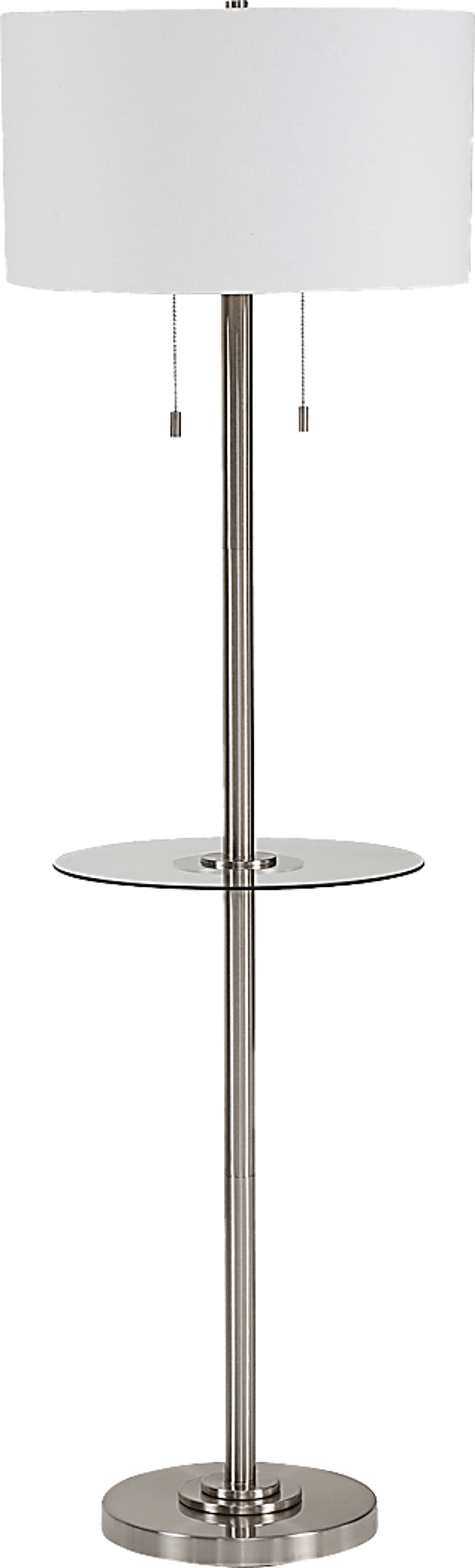 Morris Cay Nickel Floor Lamp - Image 1