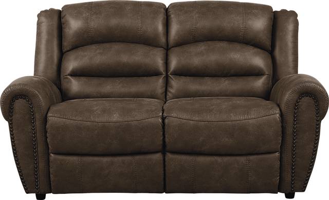 Morristown Brown Loveseat - Thumbnail - Image 1