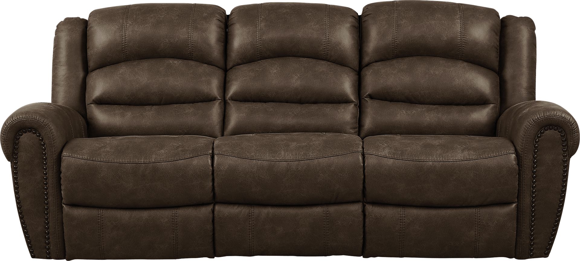 Morristown Brown Power Reclining Sofa - Image 1