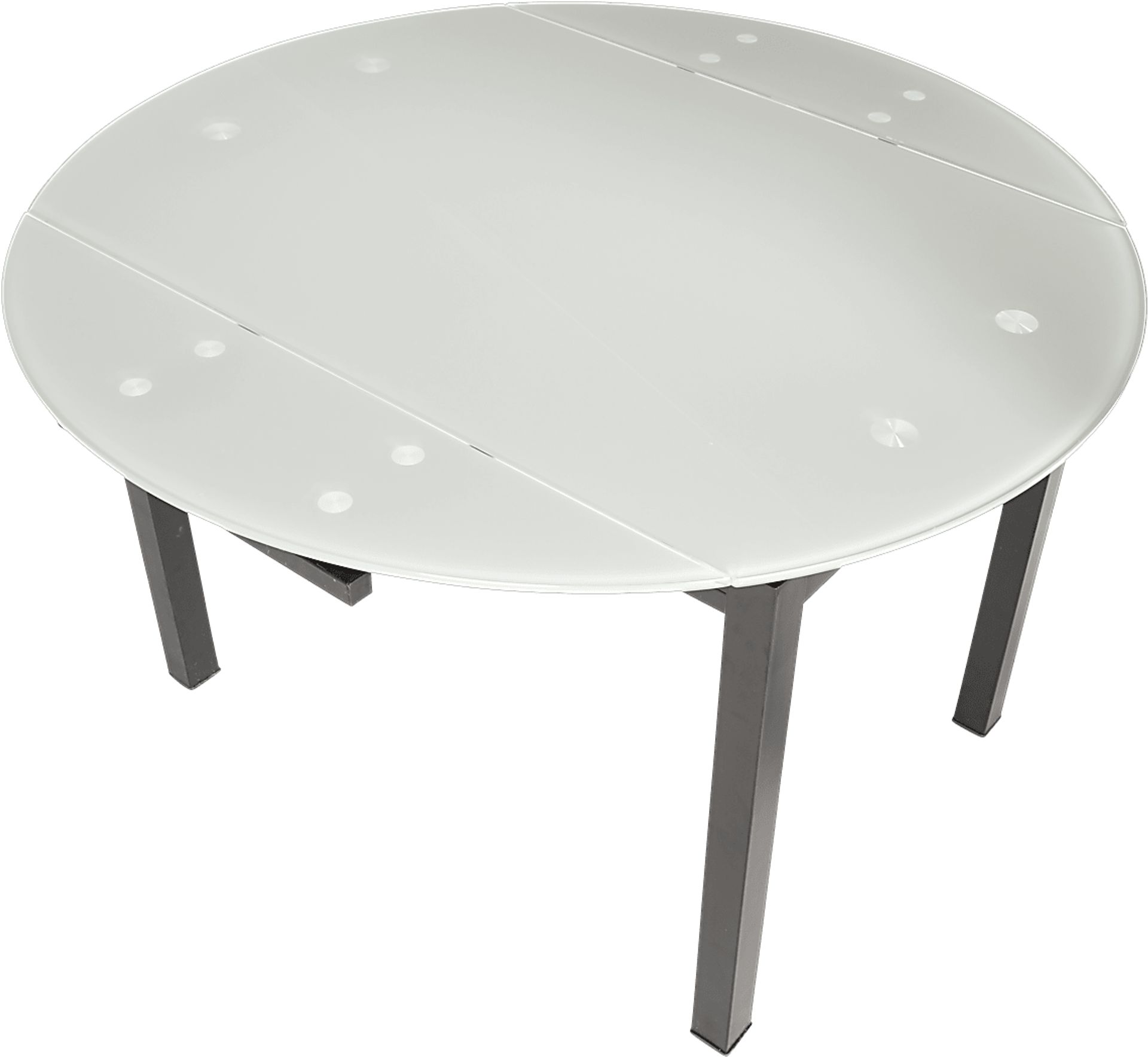 Morrow Black Round Dining Table - Image 4