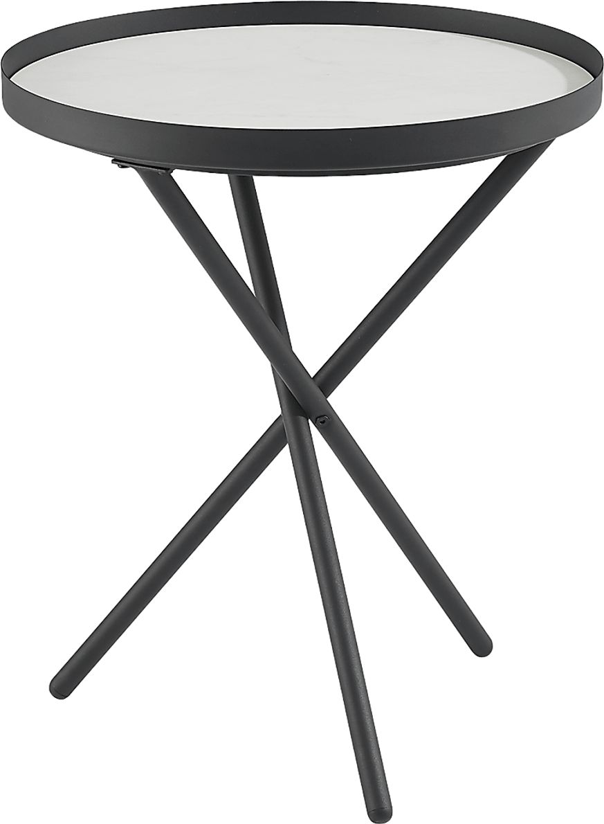 Mosewood Black End Table