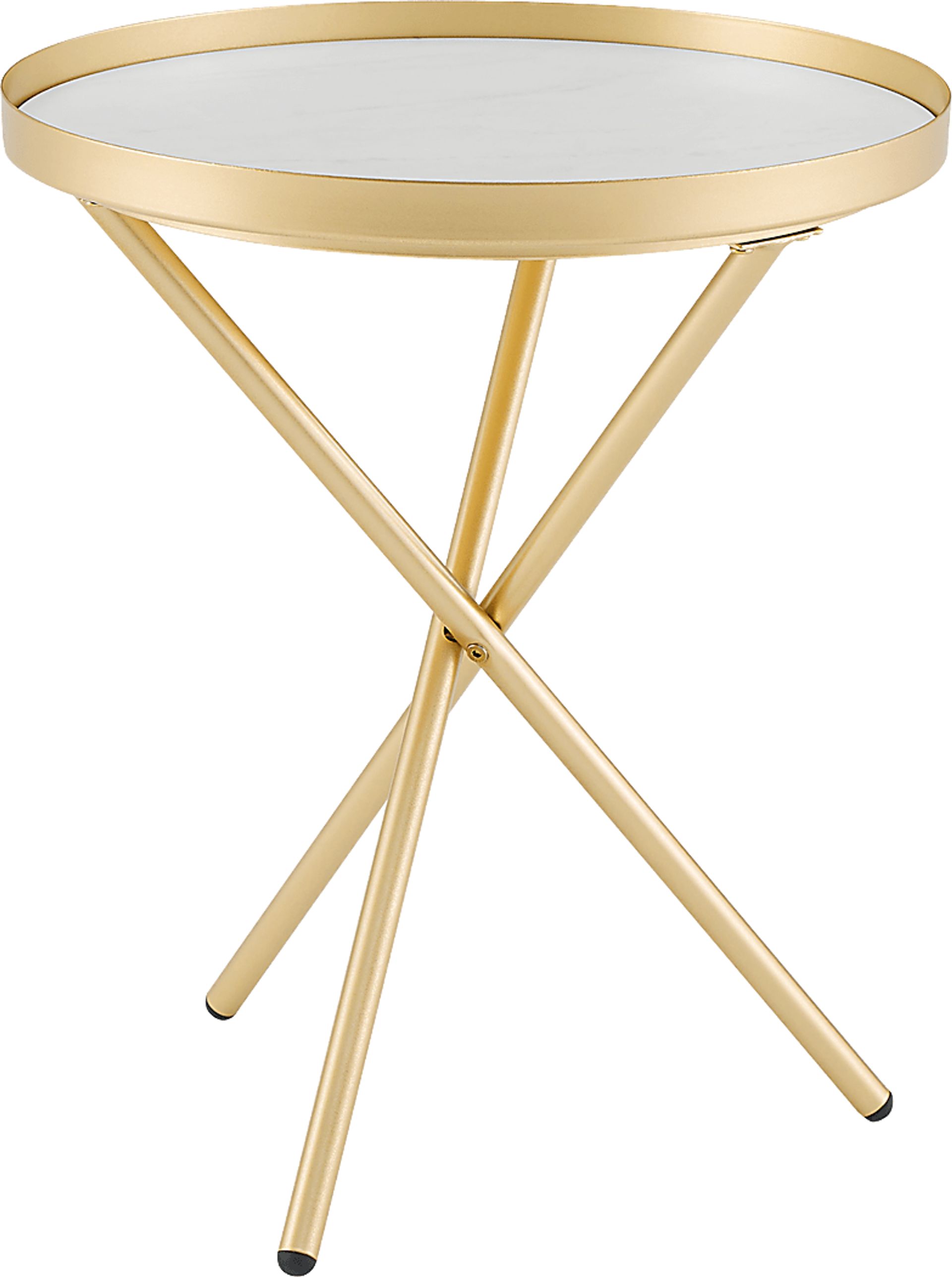 Mosewood Gold End Table - Image 1