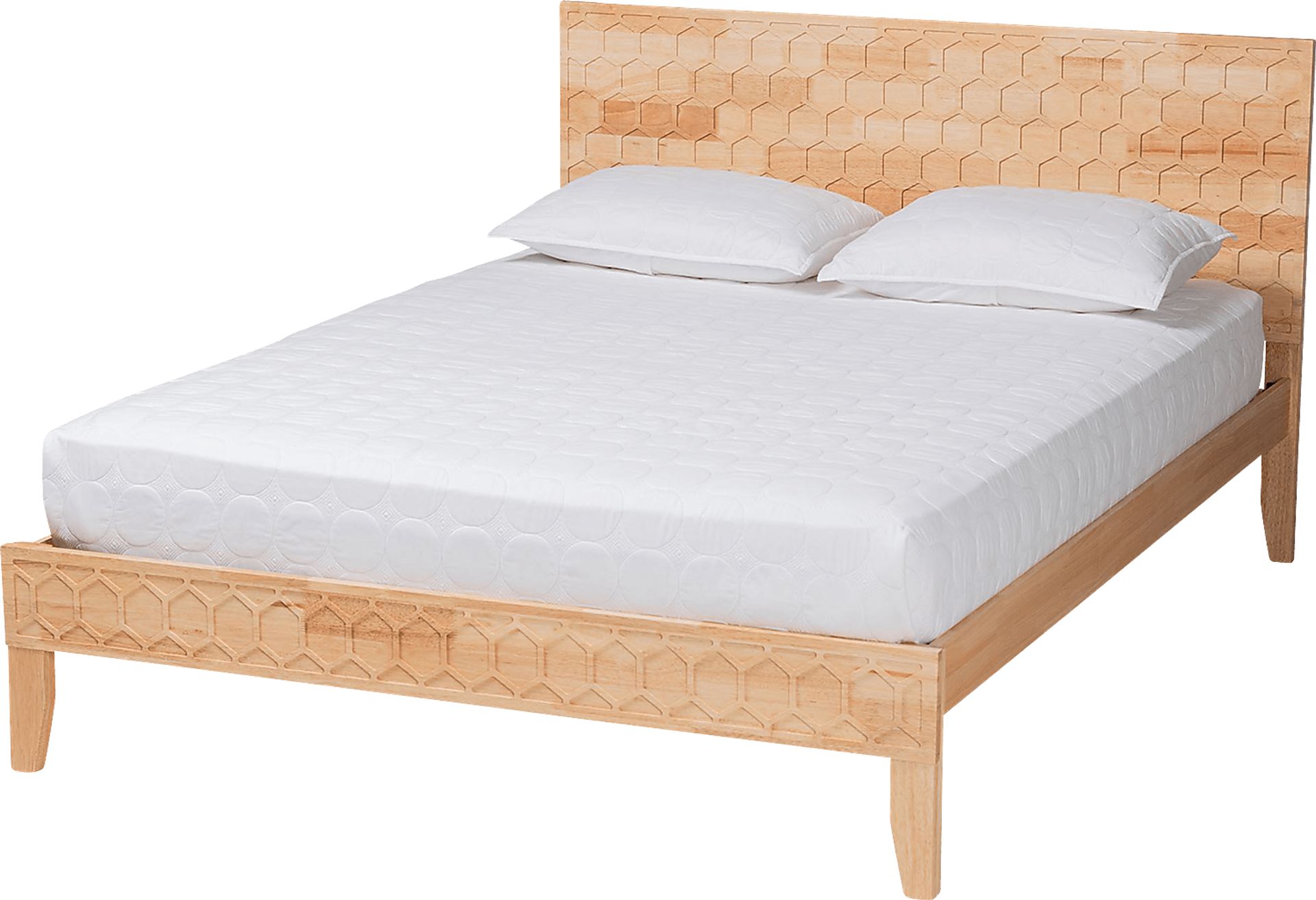 Mosholder Brown Queen Bed - Image 1