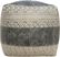 Moshor Taupe/Gray Pouf