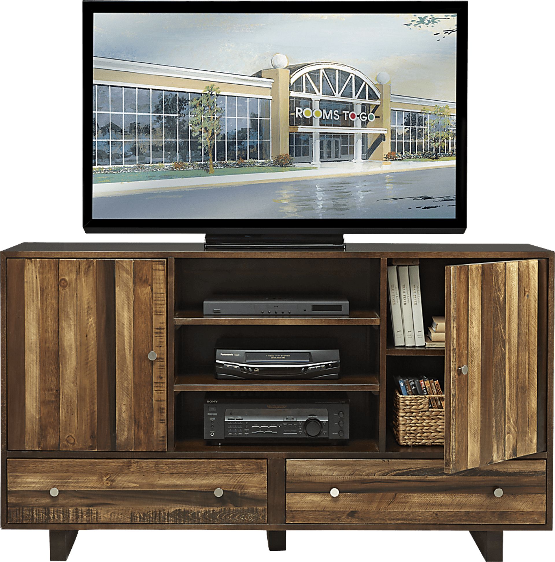 Moss Creek Brown 64 in. Console - Image 2