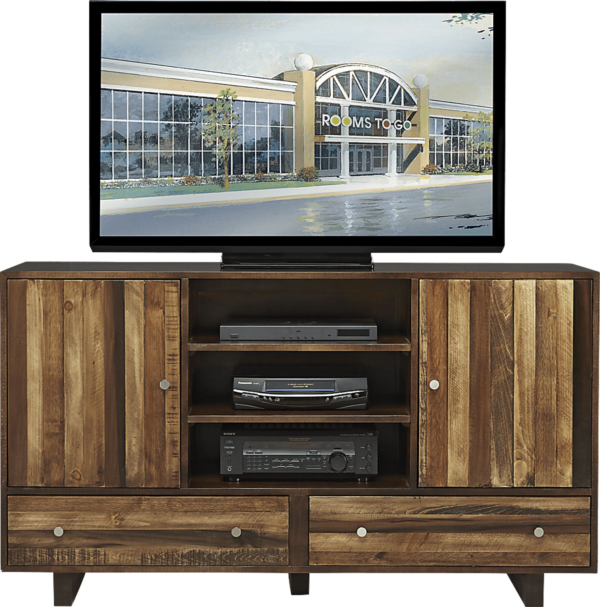 Moss Creek Brown 64 in. Console - Image 1