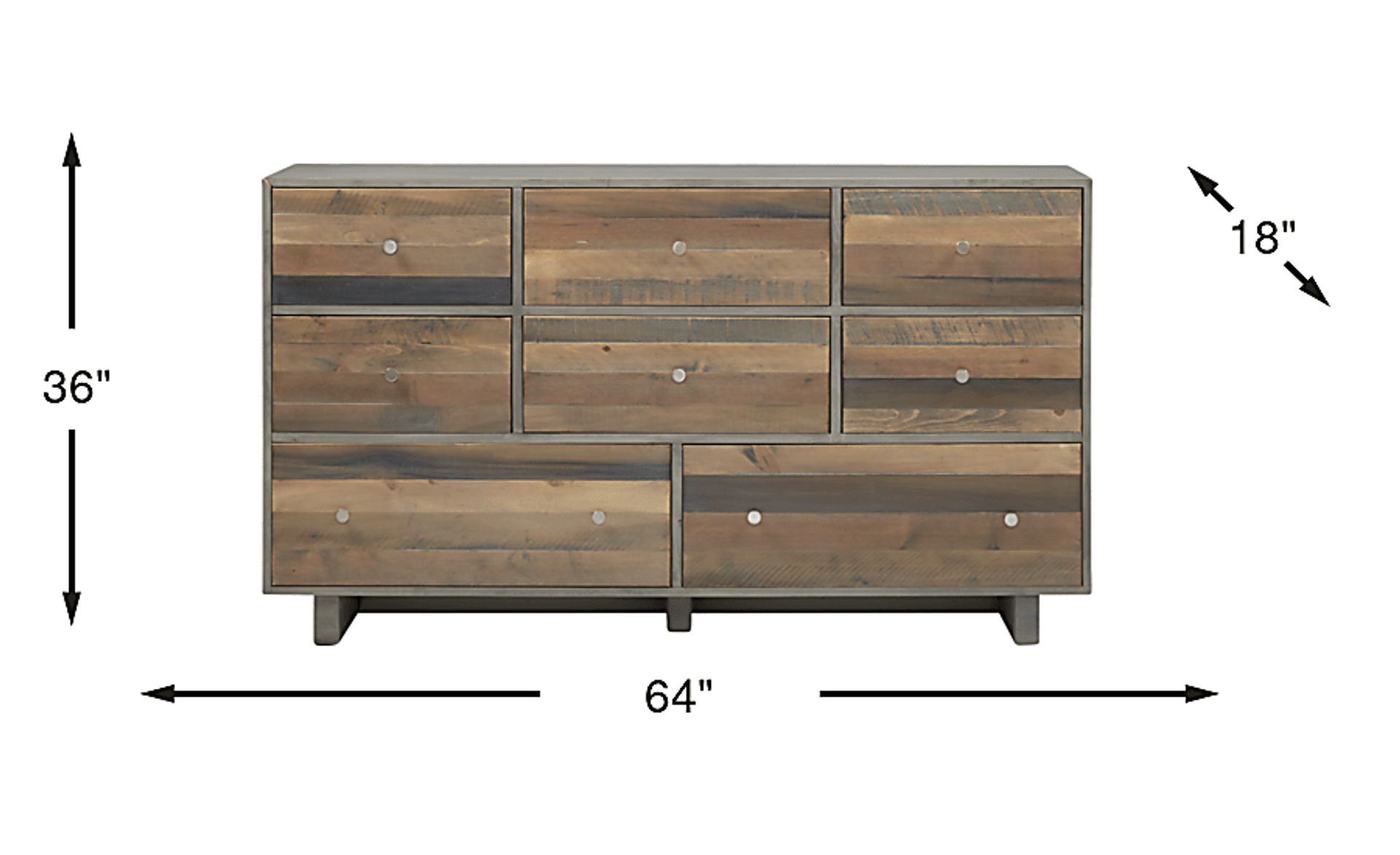 Dimension Image. Please refer to the Dimension Tab on this page for dimension details.