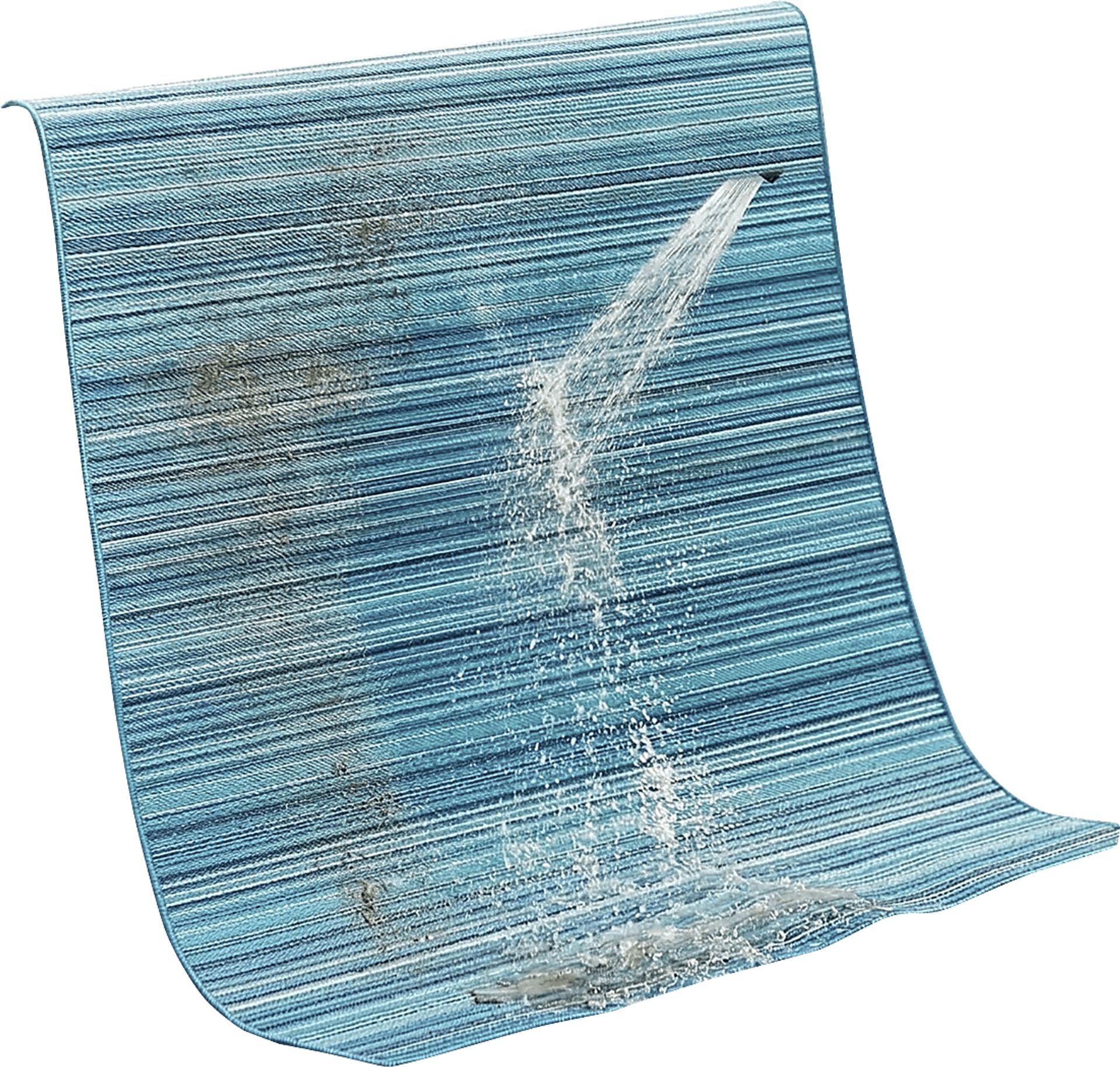 Mossi Blue 6' x 9' Indoor/Outdoor Rug - Image 3
