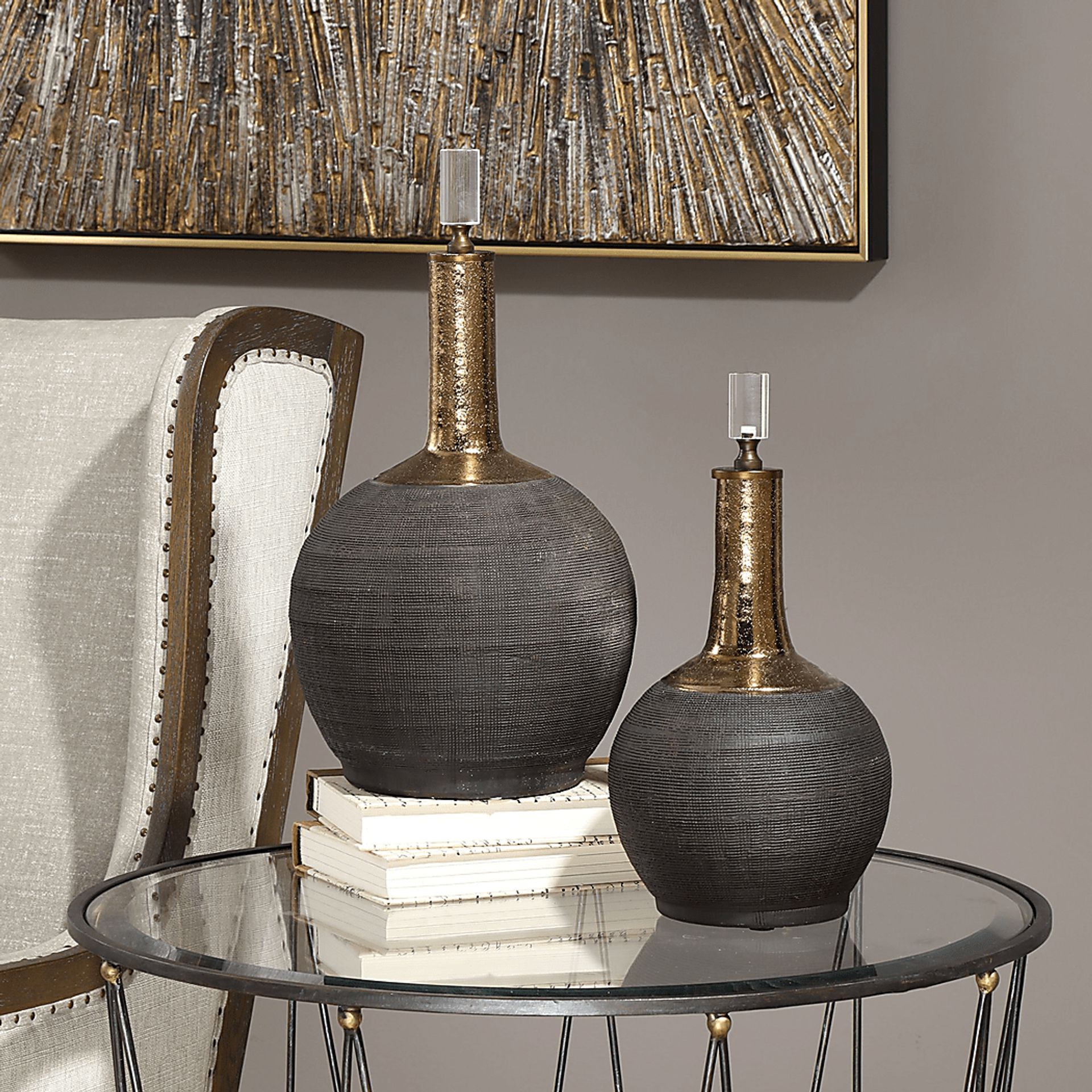 Mossleigh Black Bottle, Set of 2 - Image 2