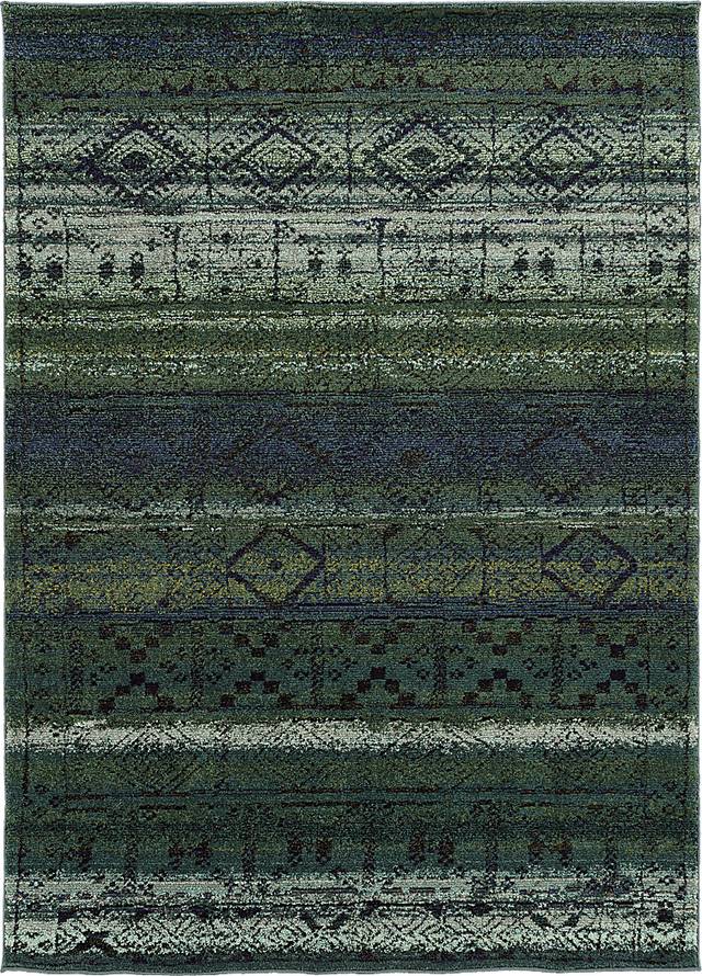 Mossy Vale 7'10 x 10'10 Green Rug - Thumbnail - Image 1