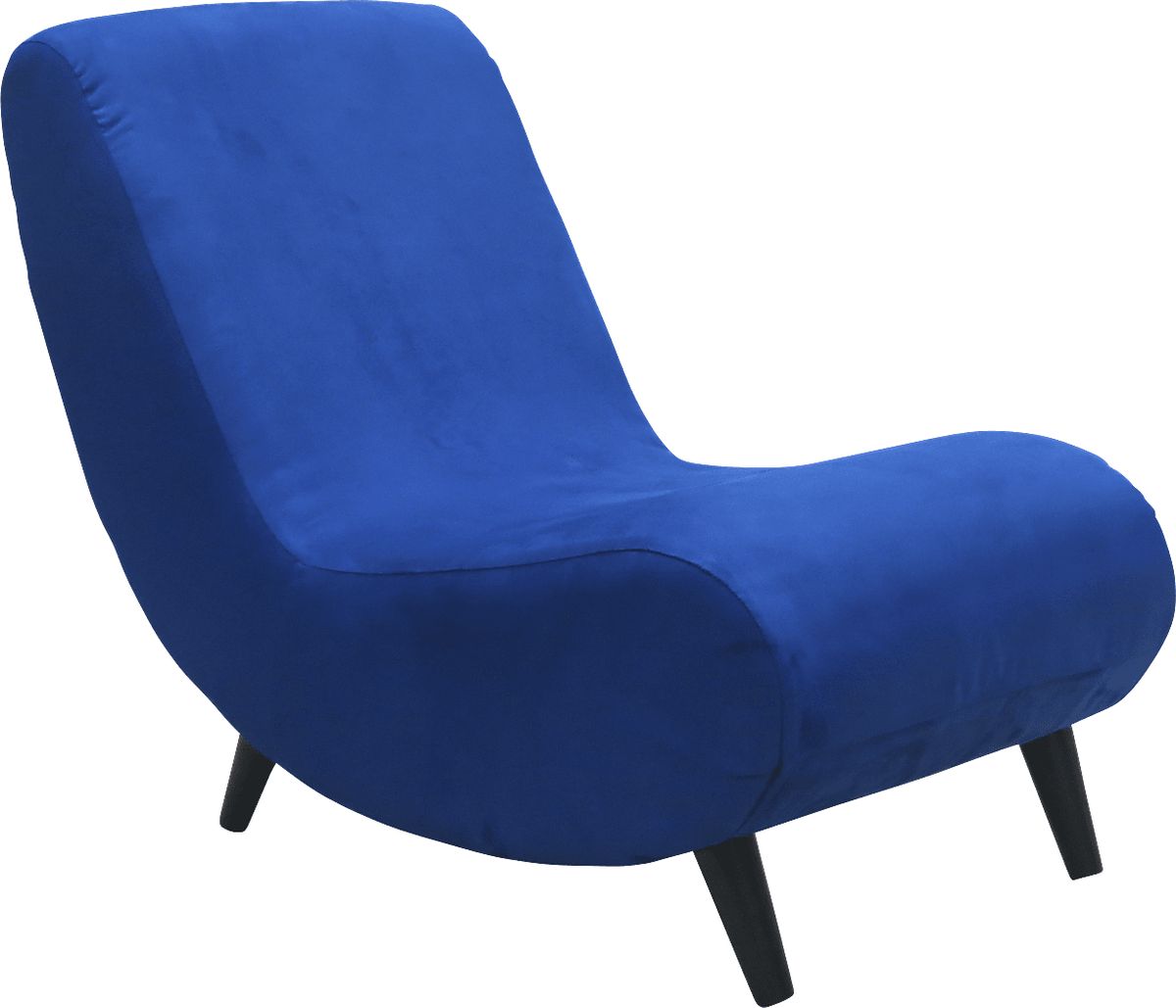 Mostly Mod Cobalt Blue Polyester Fabric Chair | Rooms to Go