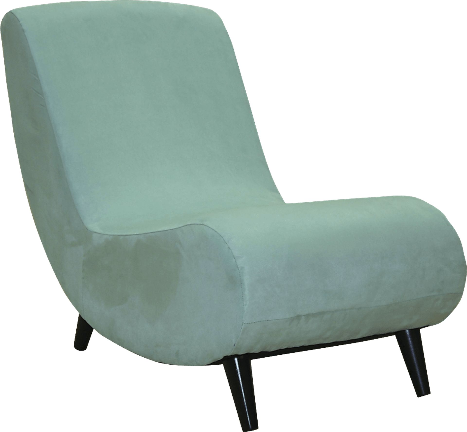 Mostly Mod Turquoise Lounge Chair - Image 1