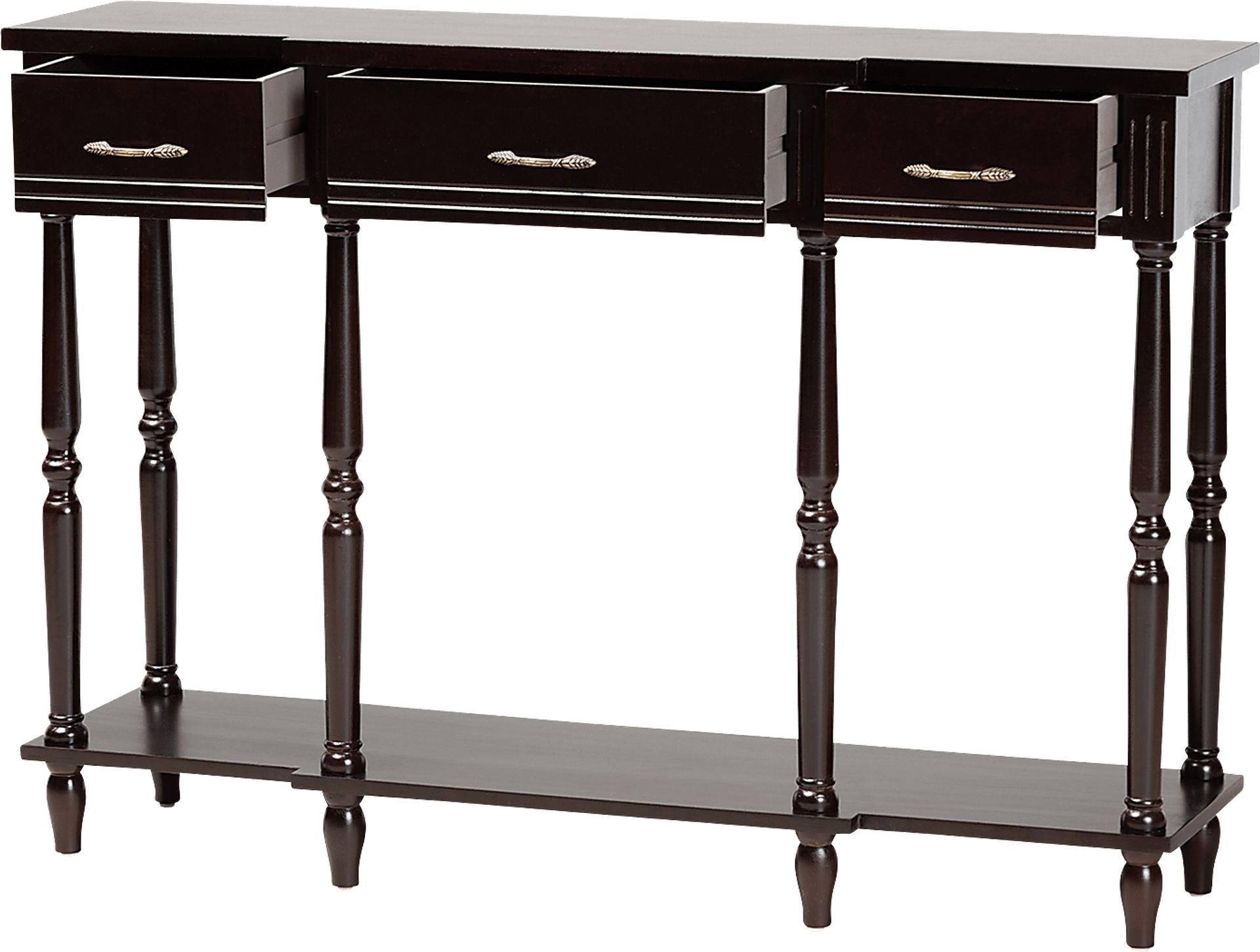 Motlow Dark Brown Sofa Table - Image 2