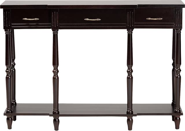 Motlow Dark Brown Sofa Table - Thumbnail - Image 3
