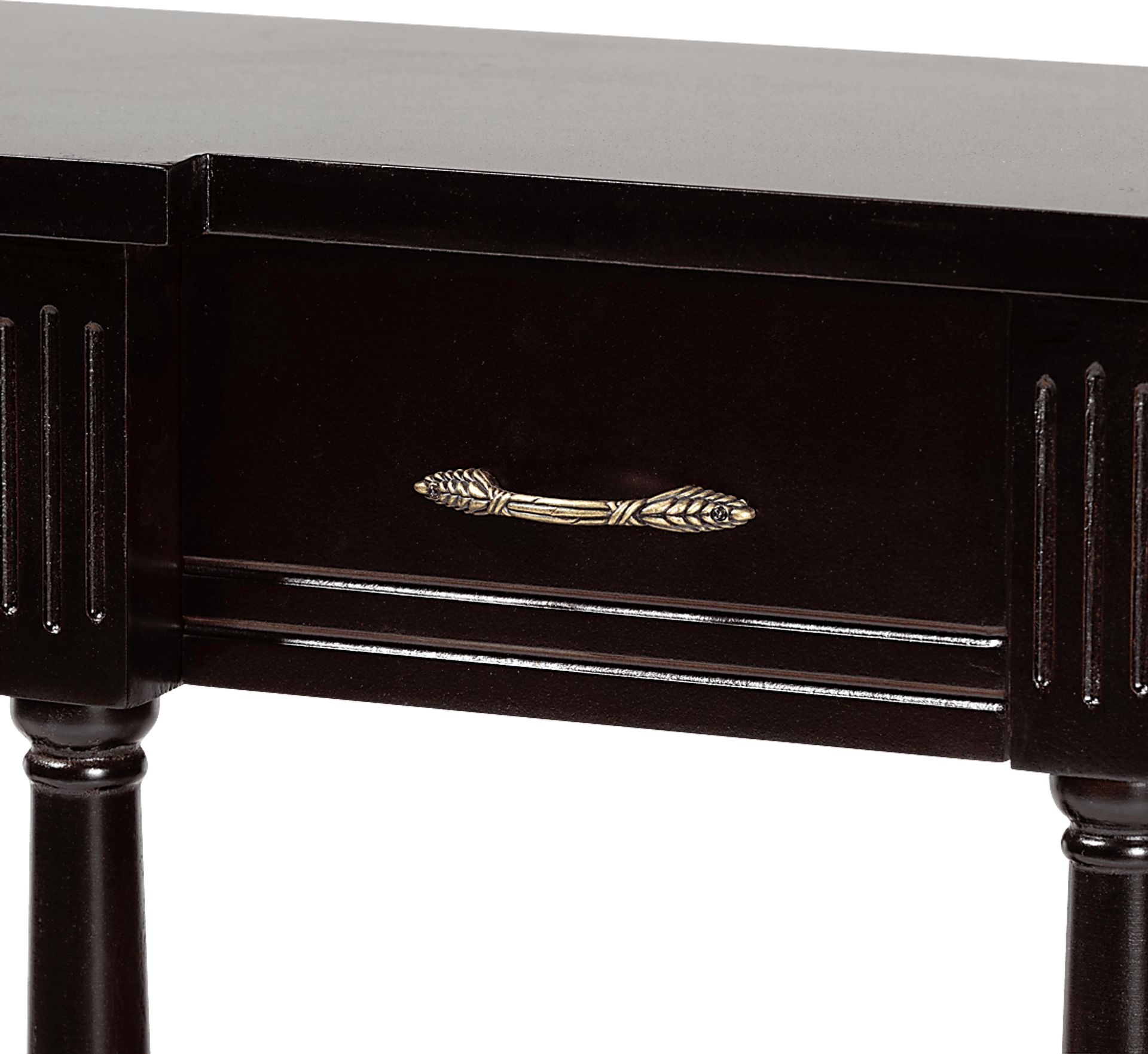 Motlow Dark Brown Sofa Table - Image 5
