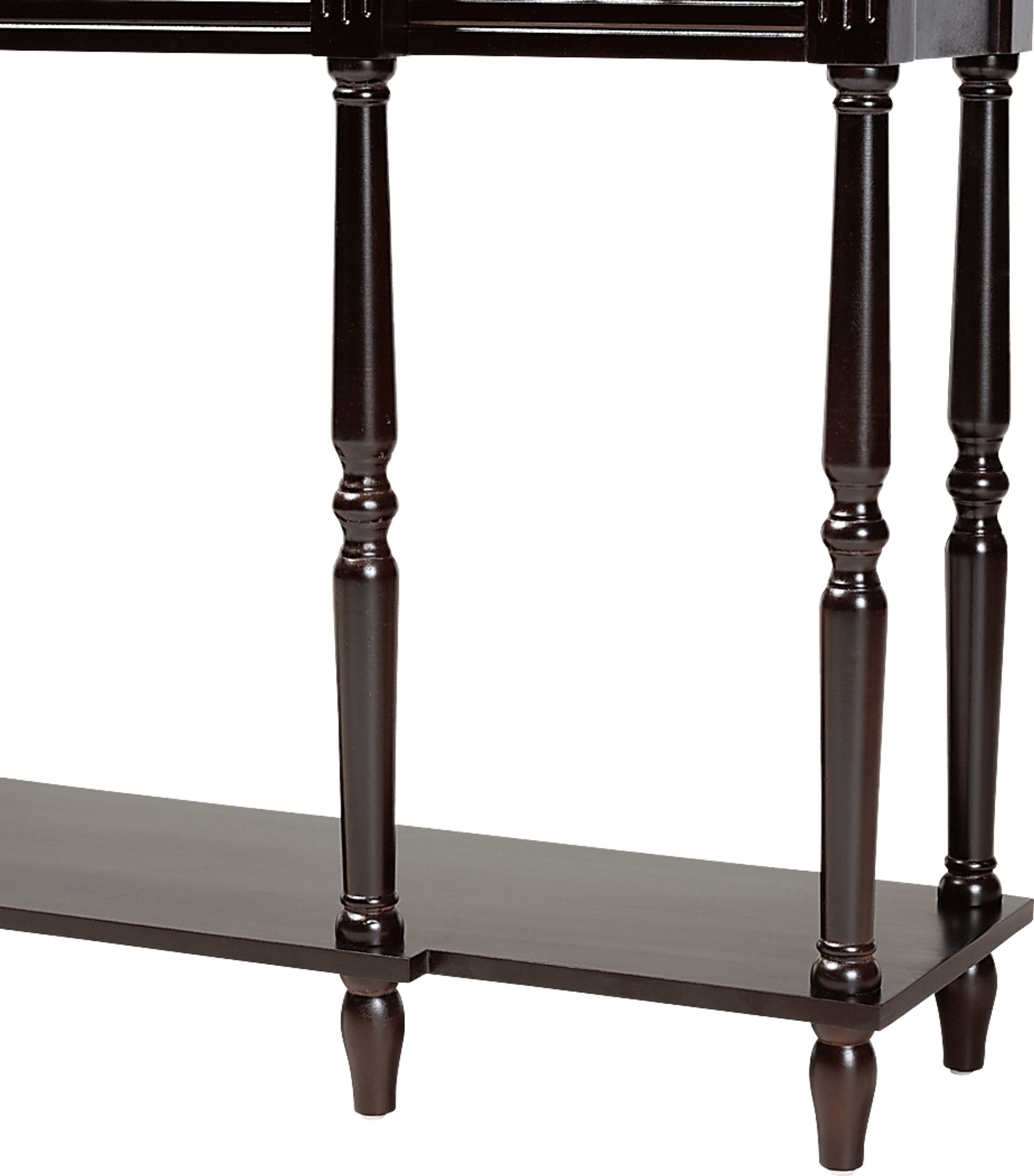 Motlow Dark Brown Sofa Table - Image 6