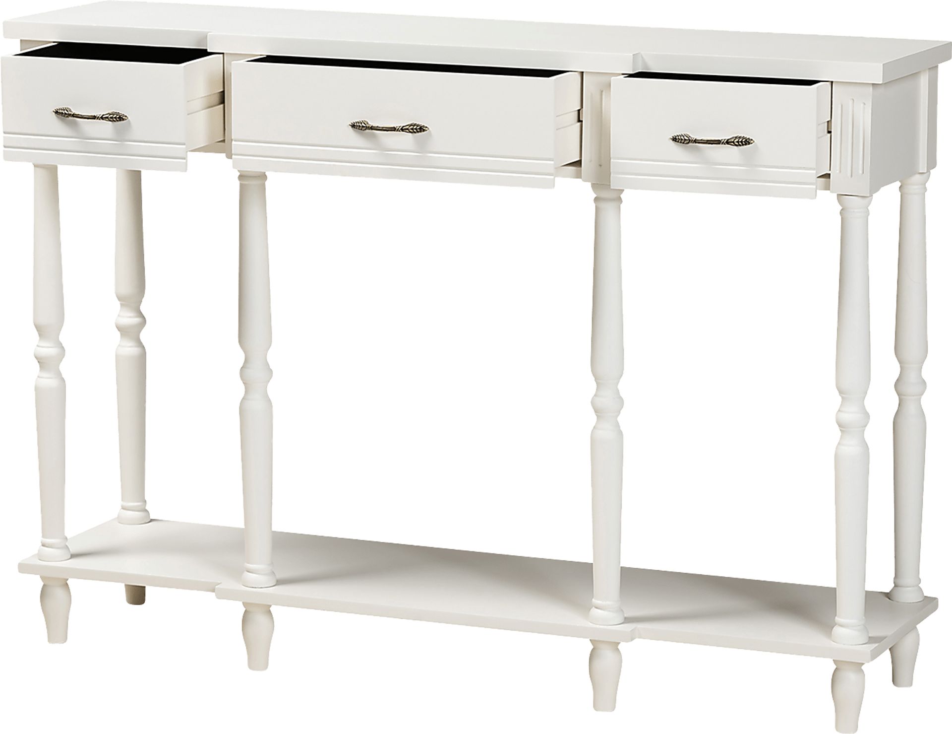 Motlow White Sofa Table - Image 2