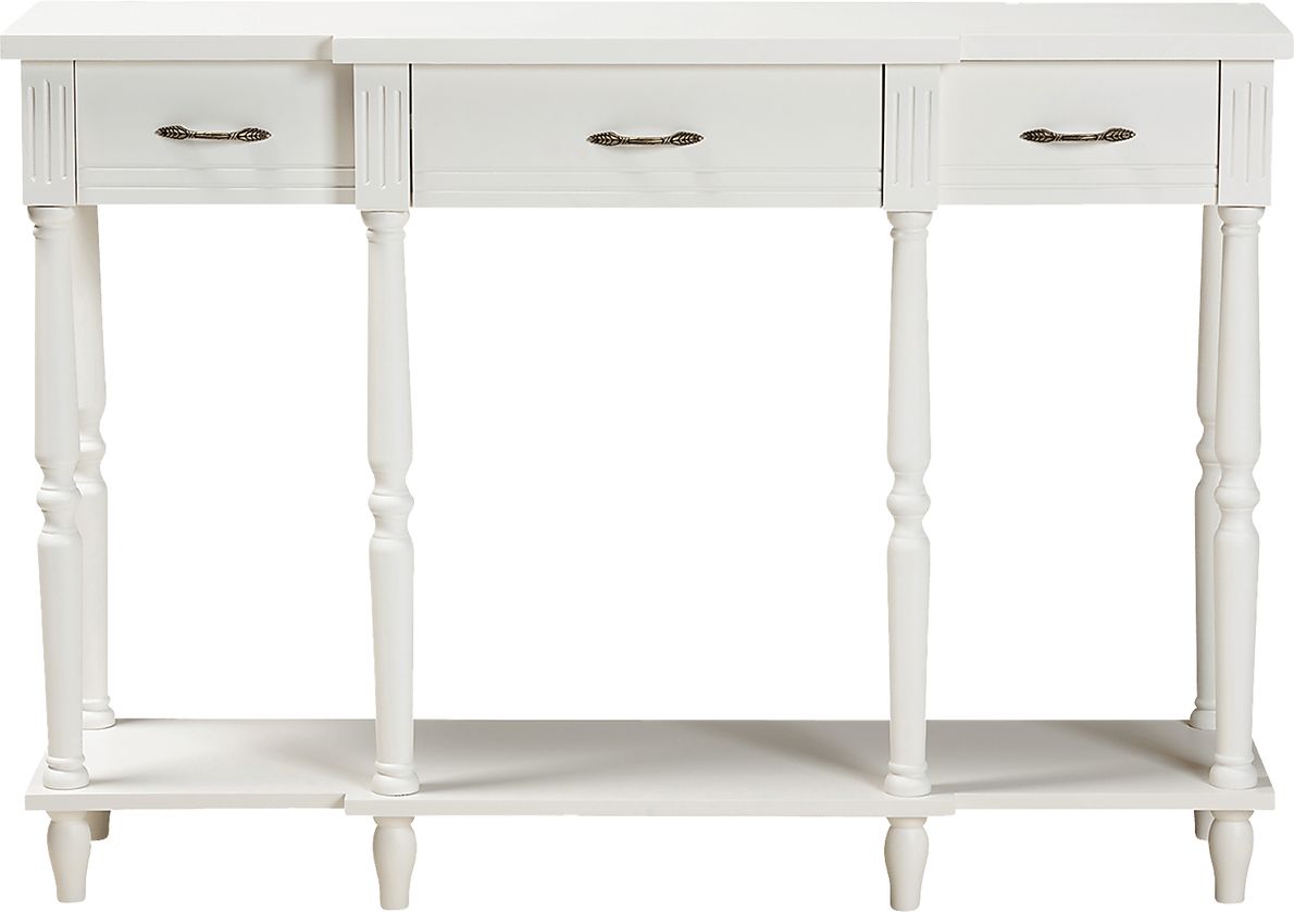 Motlow White Sofa Table