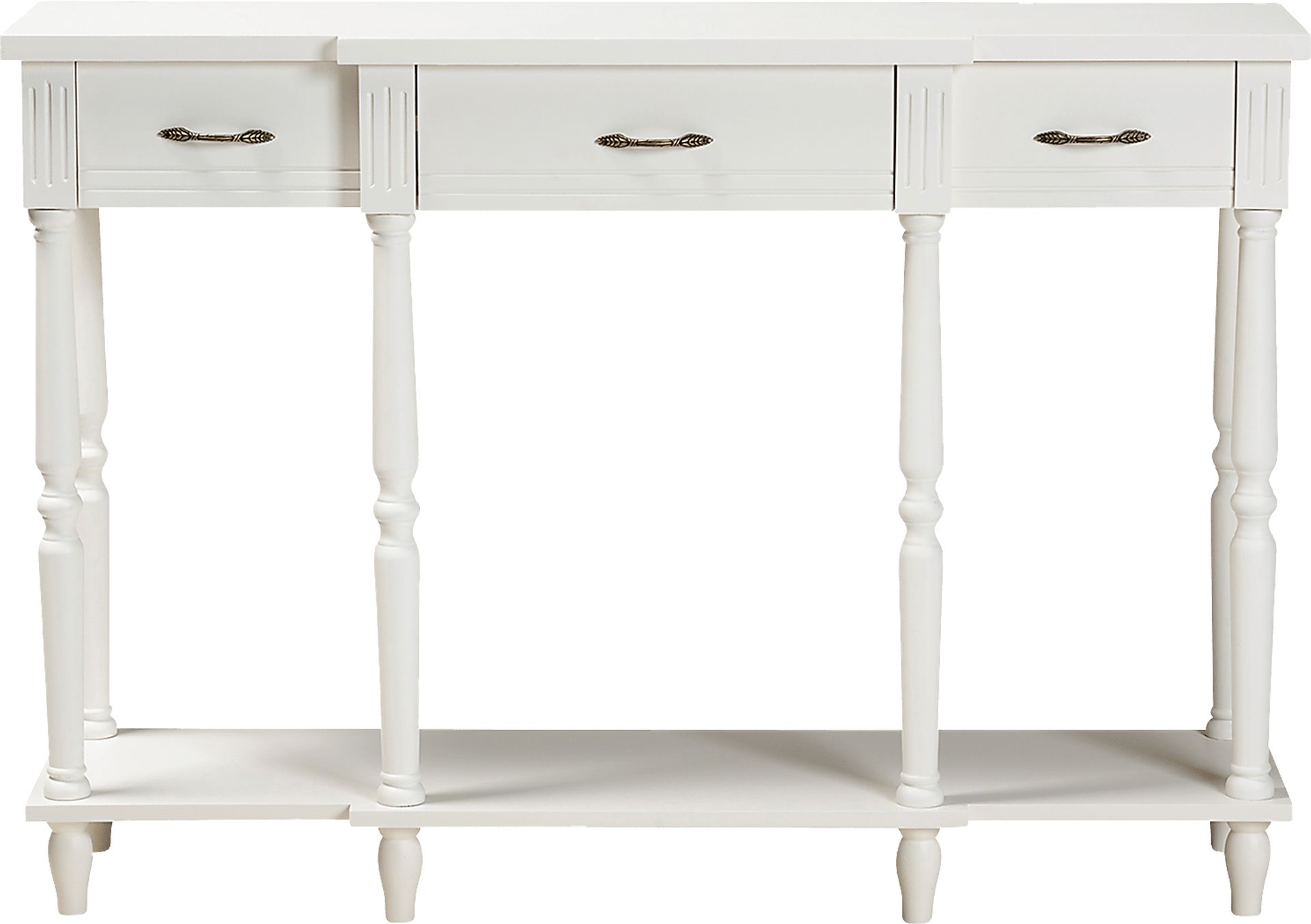 Motlow White Sofa Table - Image 3