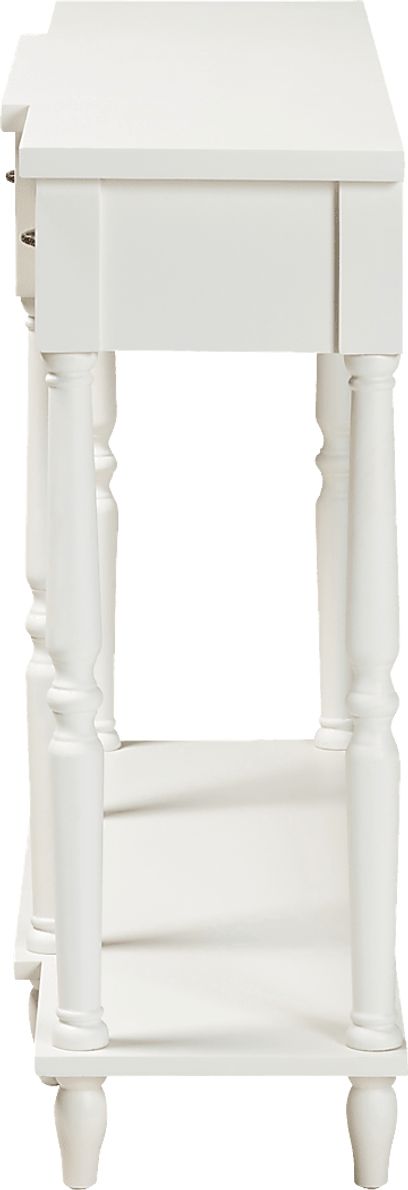 Motlow White Sofa Table
