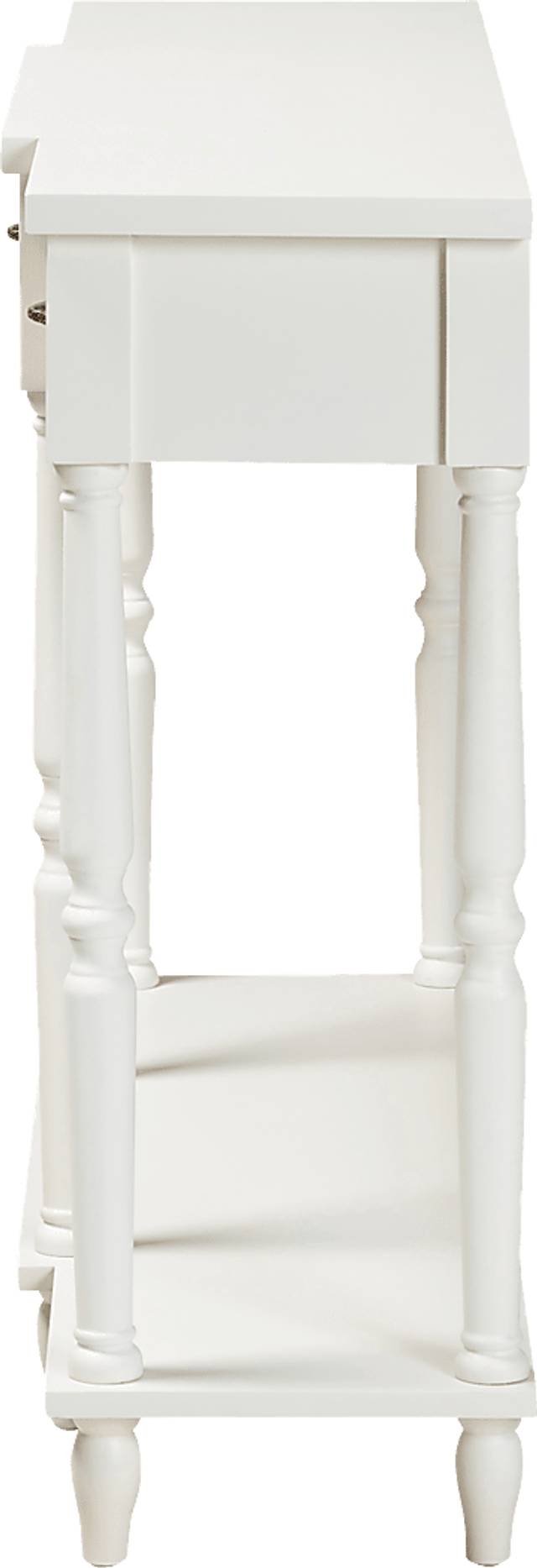 Motlow White Sofa Table - Thumbnail - Image 4
