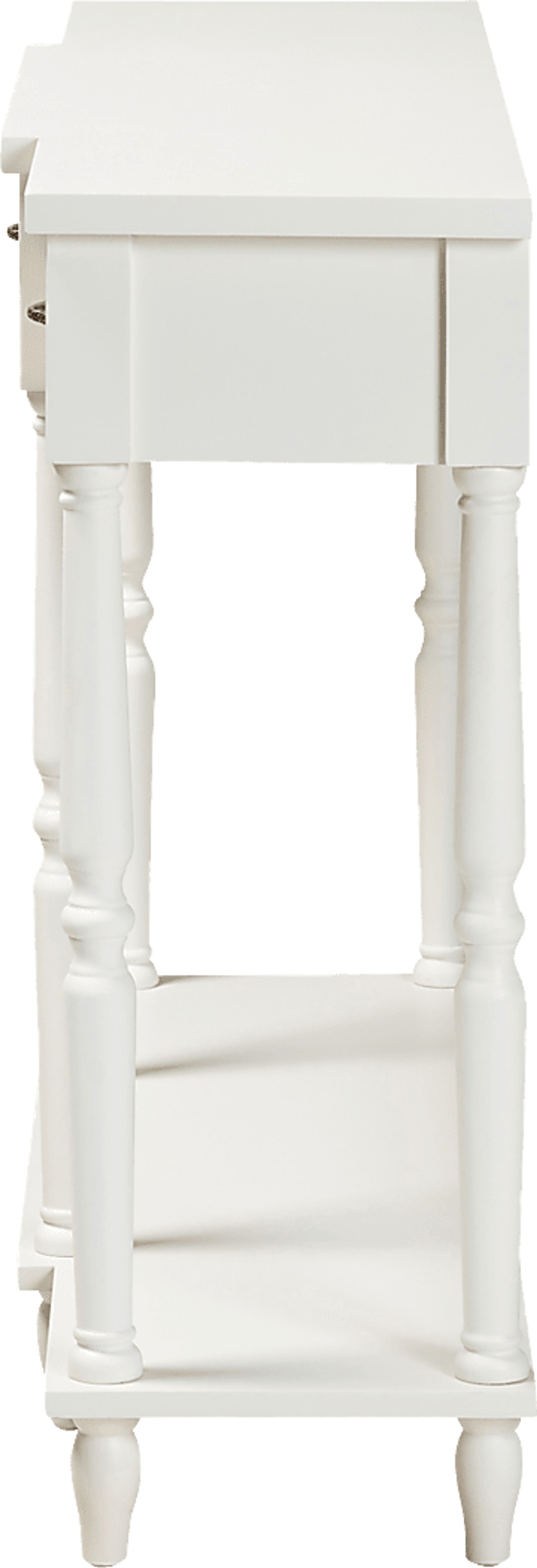 Motlow White Sofa Table - Image 4