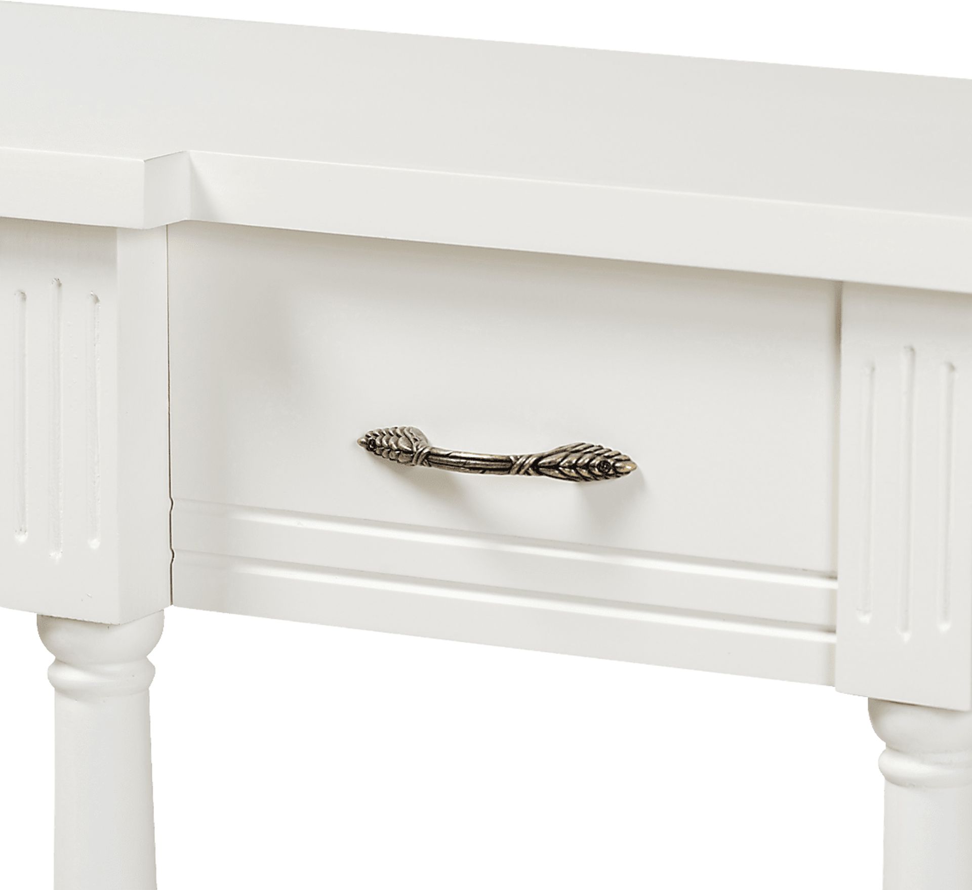 Motlow White Sofa Table - Image 5