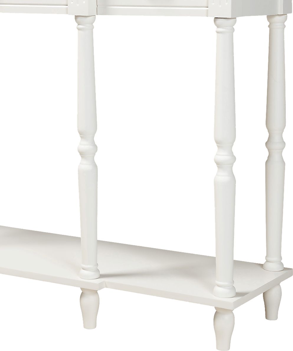 Motlow White Sofa Table