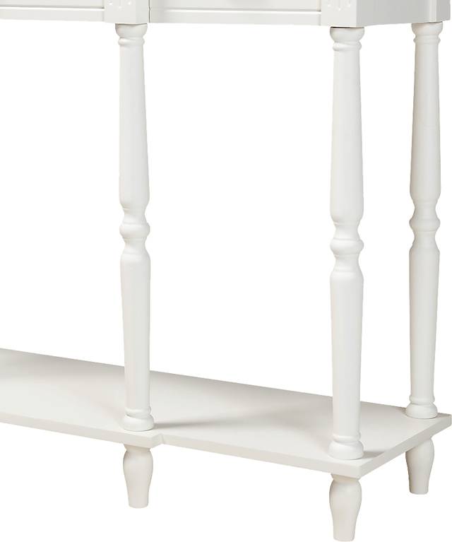 Motlow White Sofa Table - Thumbnail - Image 6